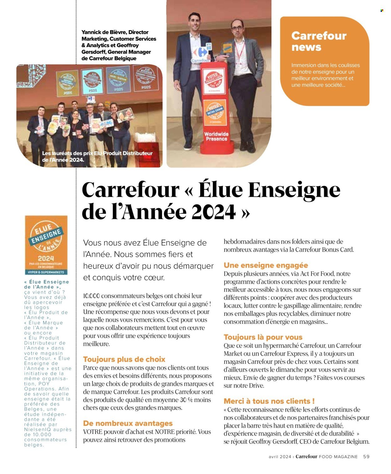 Catalogue Carrefour - 1.4.2024 - 30.4.2024. Page 59.