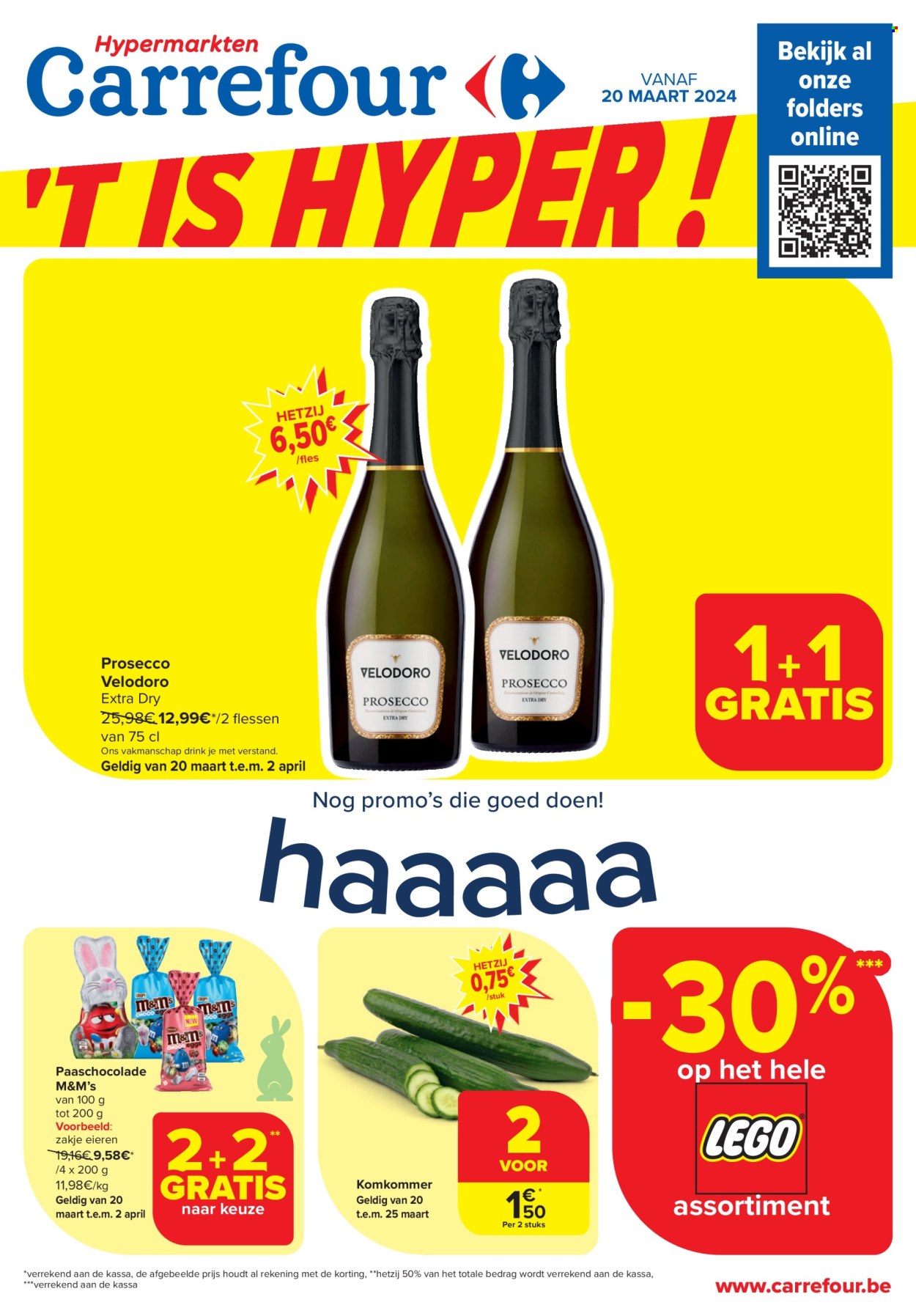 Catalogue Carrefour hypermarkt - 20.3.2024 - 2.4.2024. Page 1.