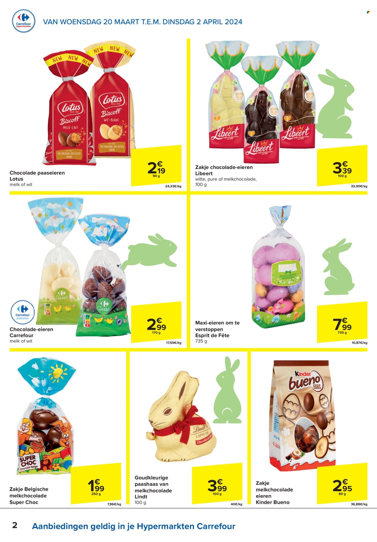 Catalogue Carrefour hypermarkt - 20.3.2024 - 2.4.2024. Page 2.