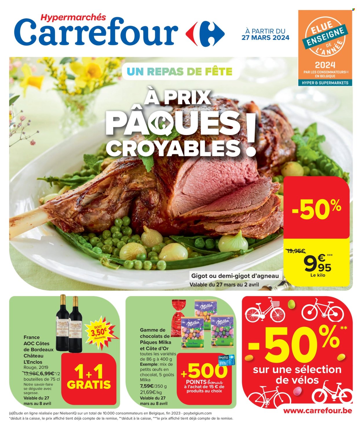 Catalogue Carrefour hypermarkt - 27.3.2024 - 8.4.2024. Page 1.