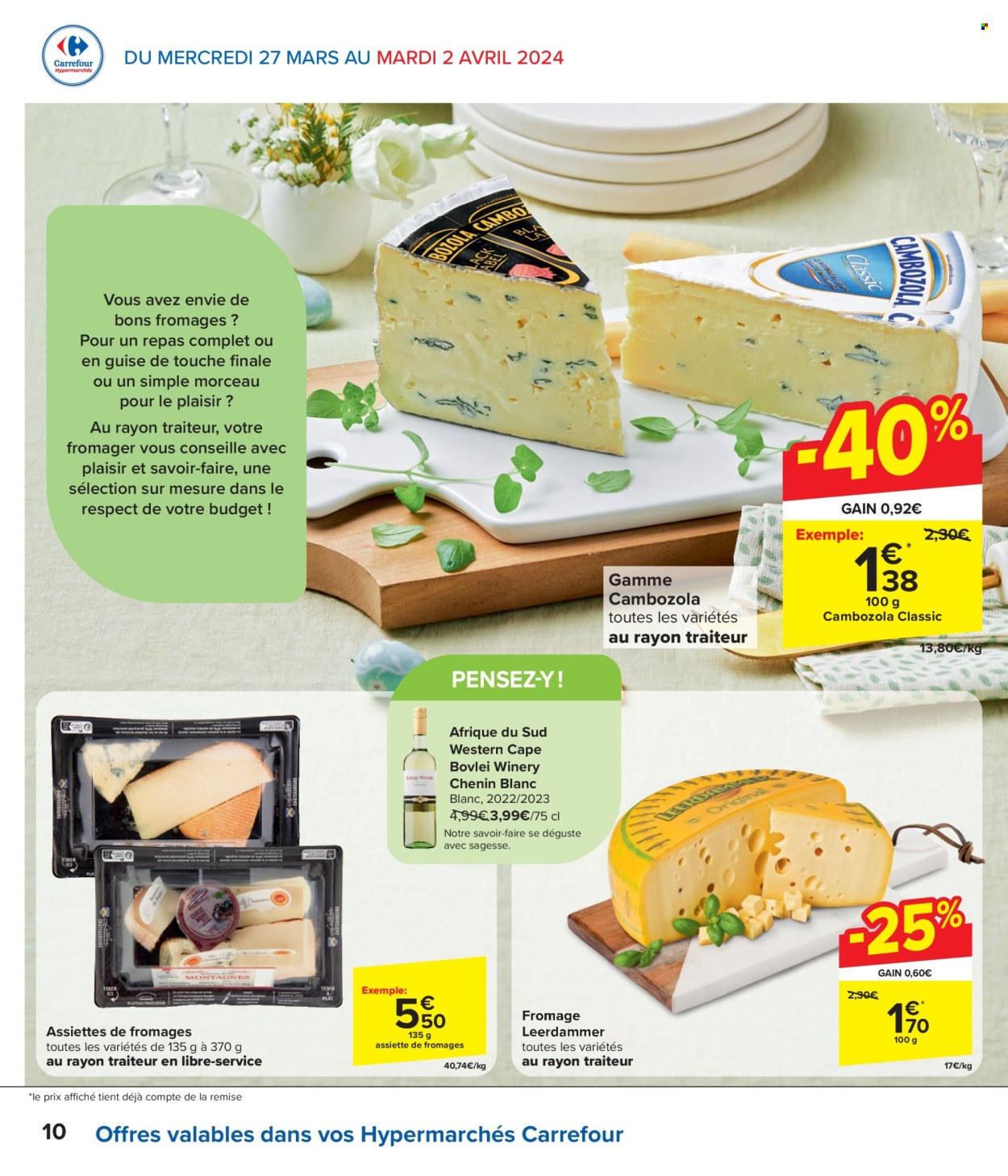 Catalogue Carrefour hypermarkt - 27.3.2024 - 8.4.2024. Page 10.