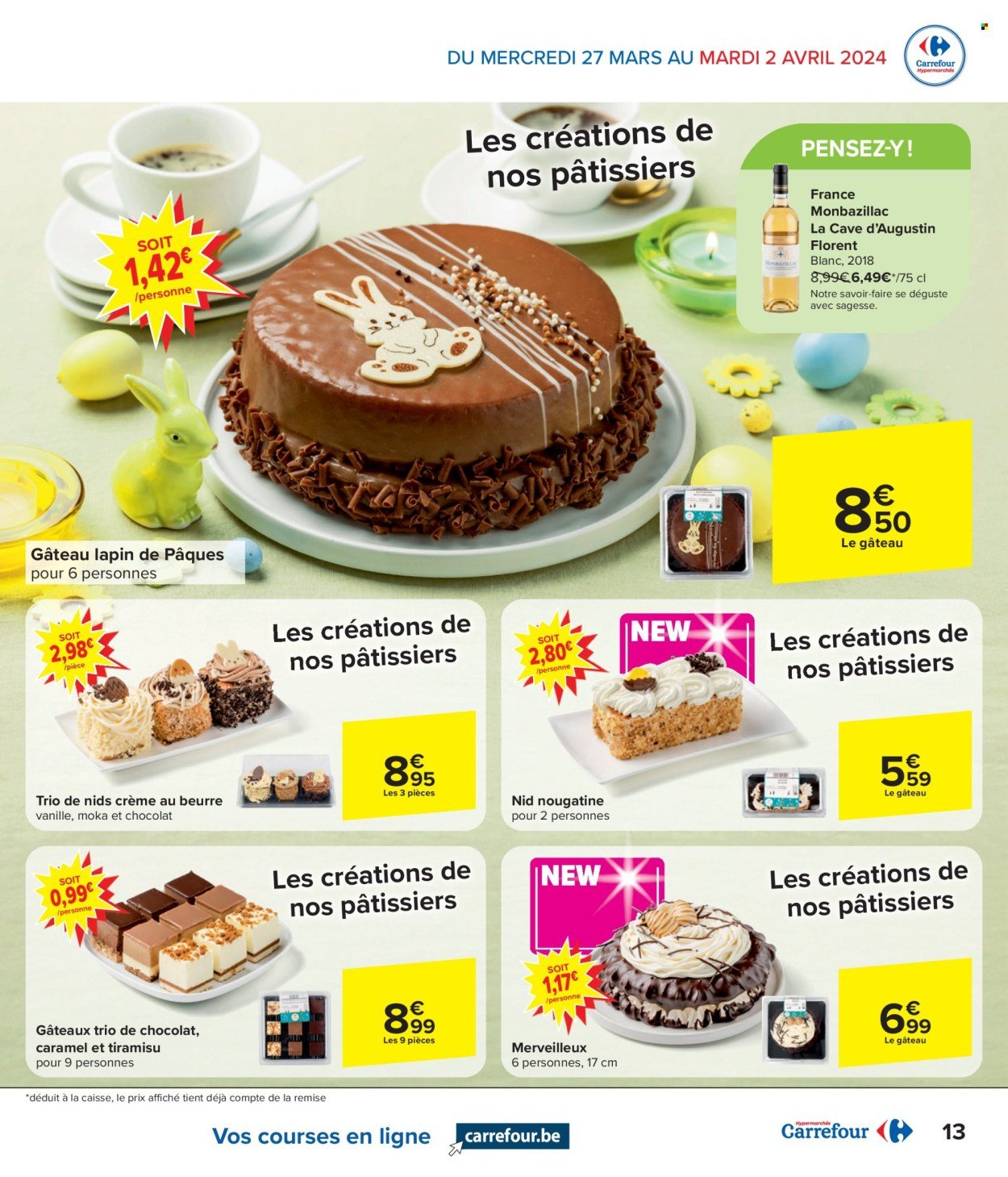 Catalogue Carrefour hypermarkt - 27.3.2024 - 8.4.2024. Page 13.
