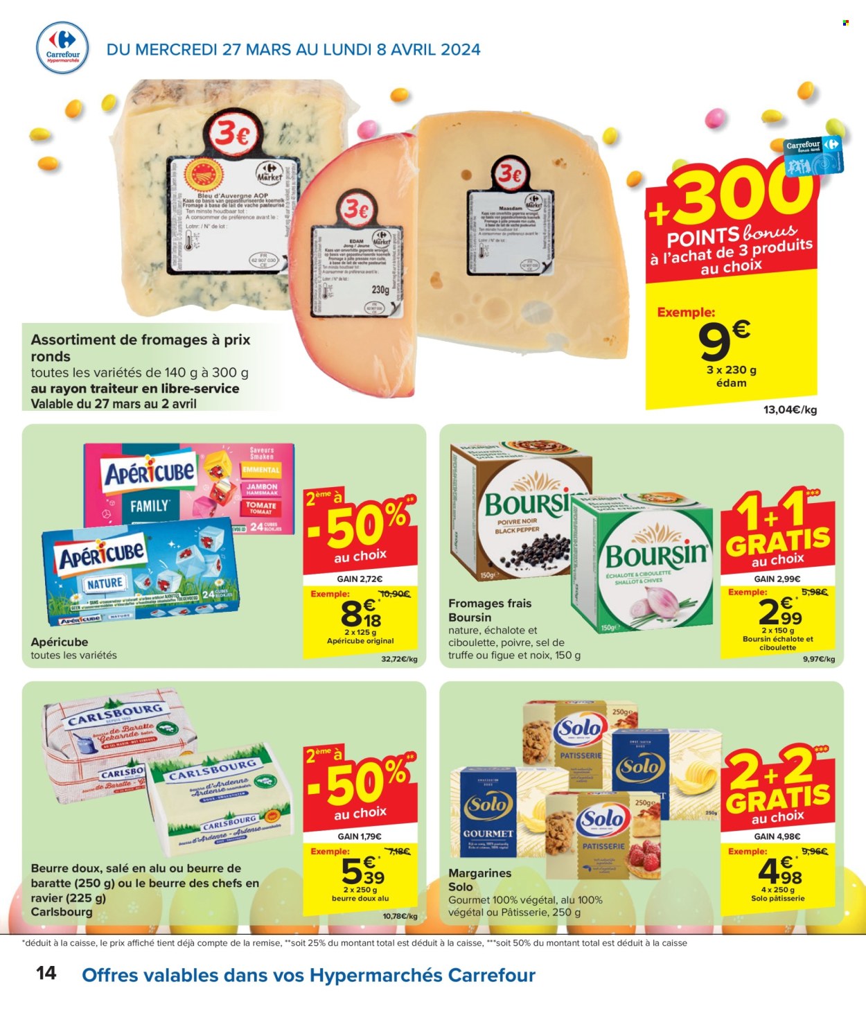 Catalogue Carrefour hypermarkt - 27.3.2024 - 8.4.2024. Page 14.