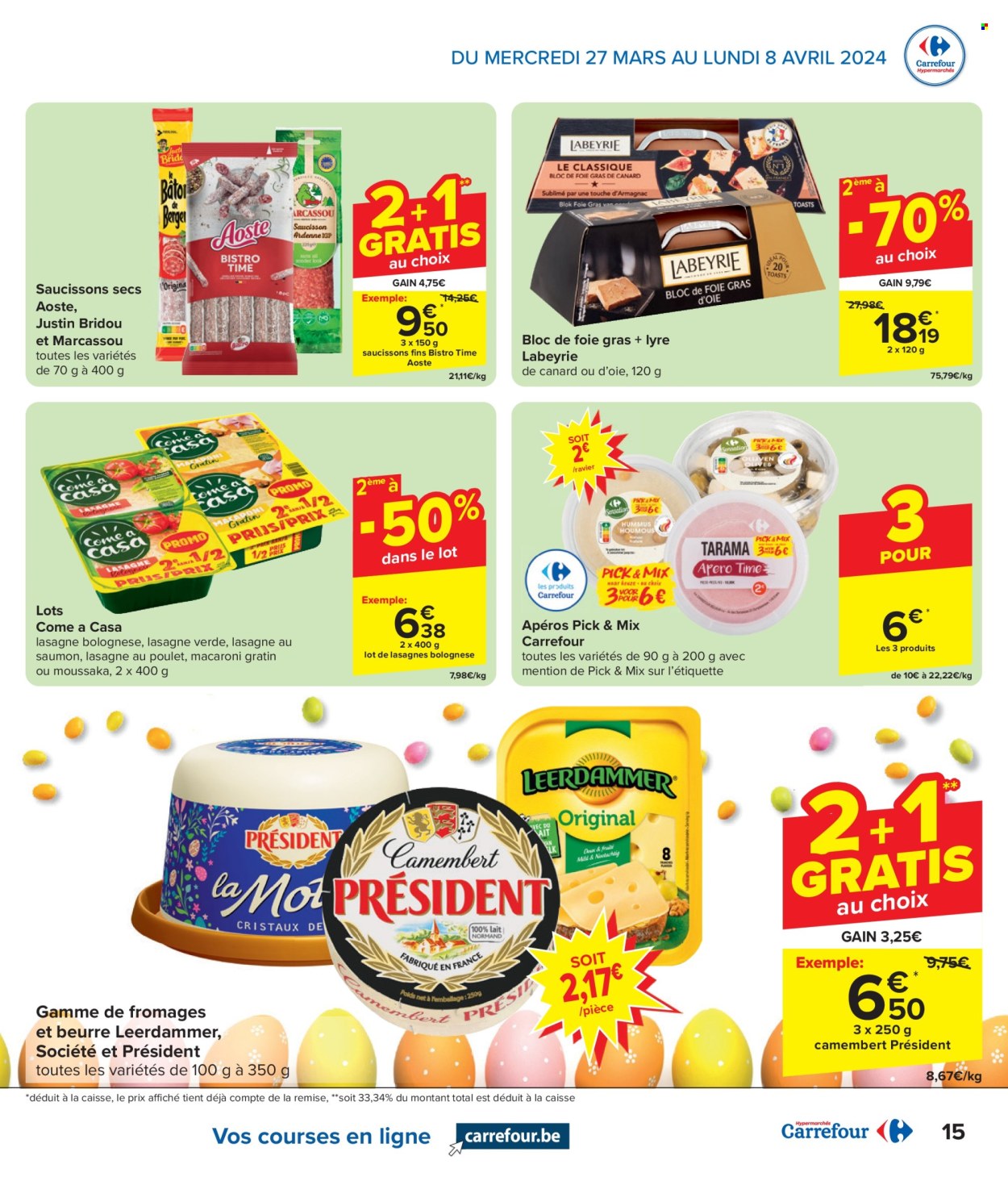 Catalogue Carrefour hypermarkt - 27.3.2024 - 8.4.2024. Page 15.