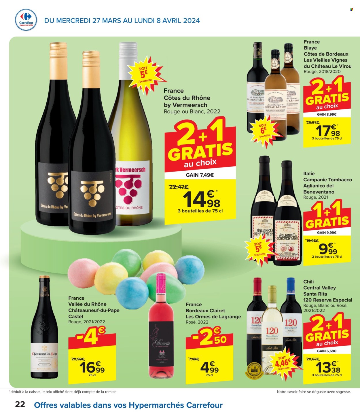 Catalogue Carrefour hypermarkt - 27.3.2024 - 8.4.2024. Page 22.