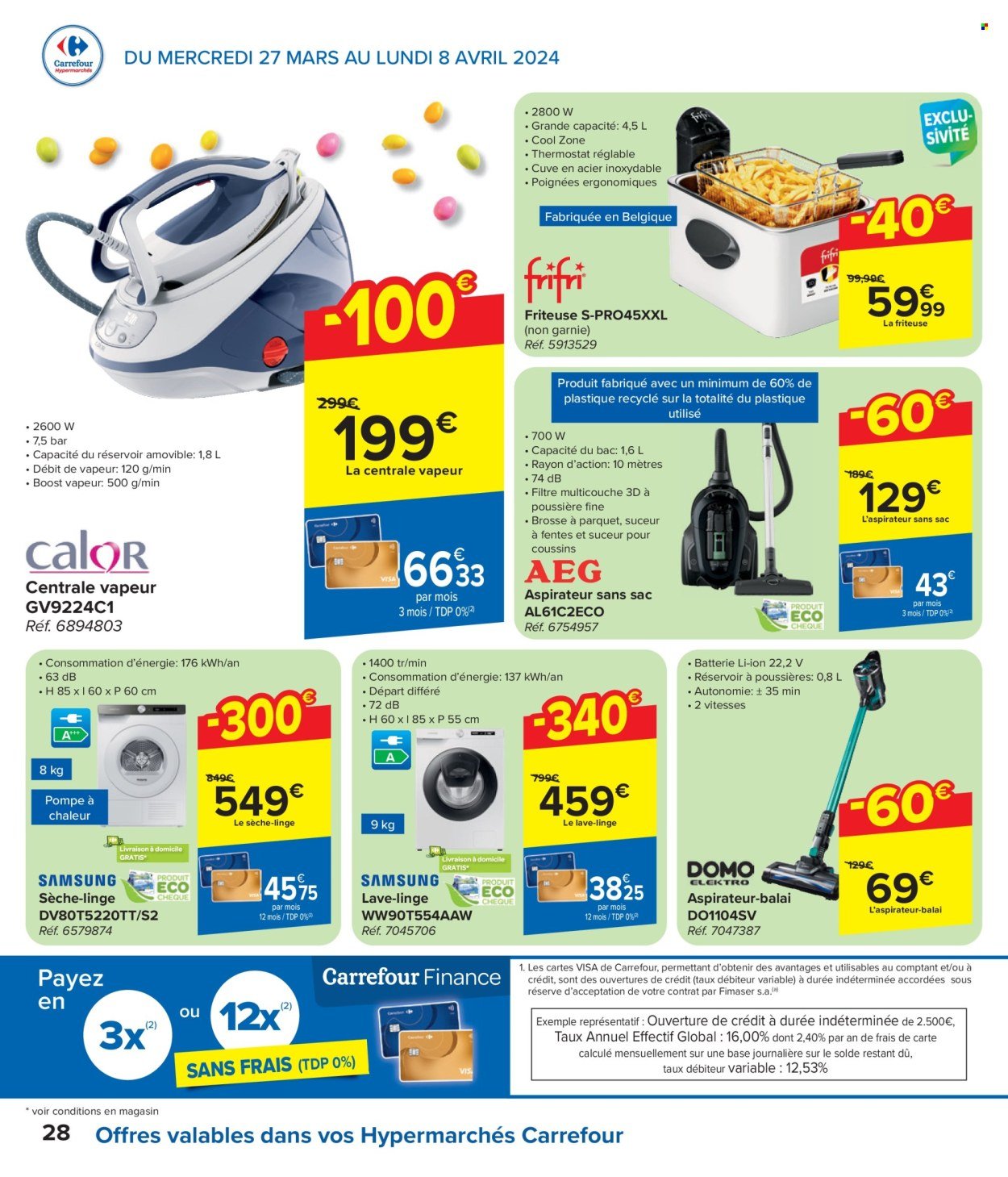 Catalogue Carrefour hypermarkt - 27.3.2024 - 8.4.2024. Page 28.