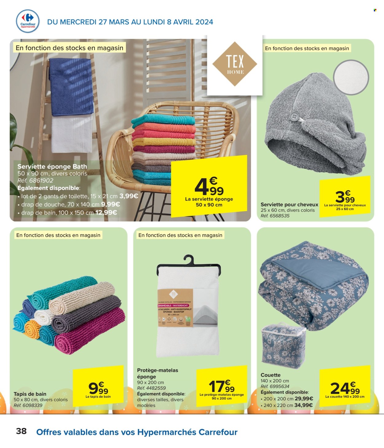 Catalogue Carrefour hypermarkt - 27.3.2024 - 8.4.2024. Page 38.
