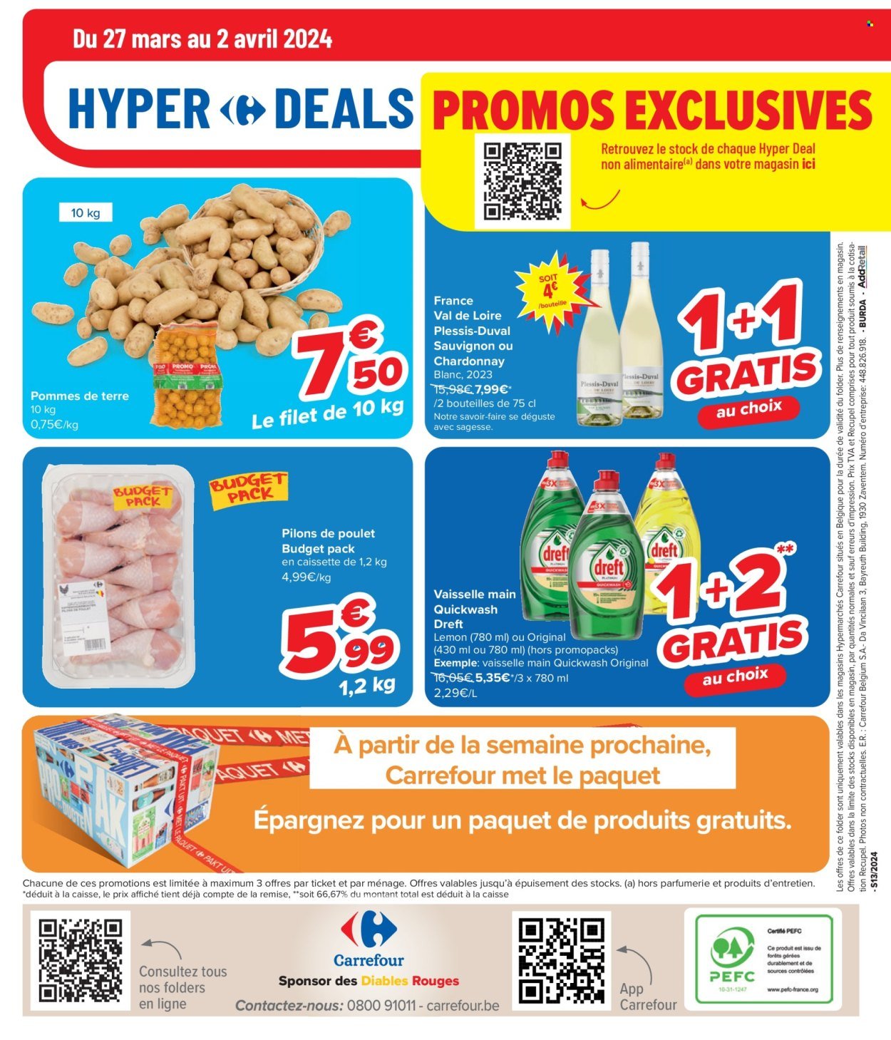 Catalogue Carrefour hypermarkt - 27.3.2024 - 8.4.2024. Page 48.
