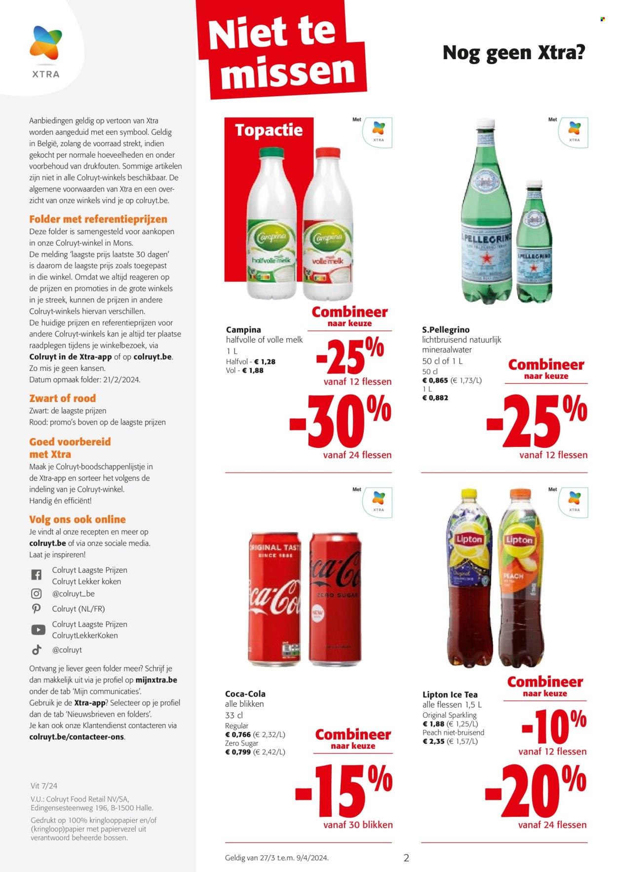 Catalogue Colruyt - 27.3.2024 - 9.4.2024. Page 2.