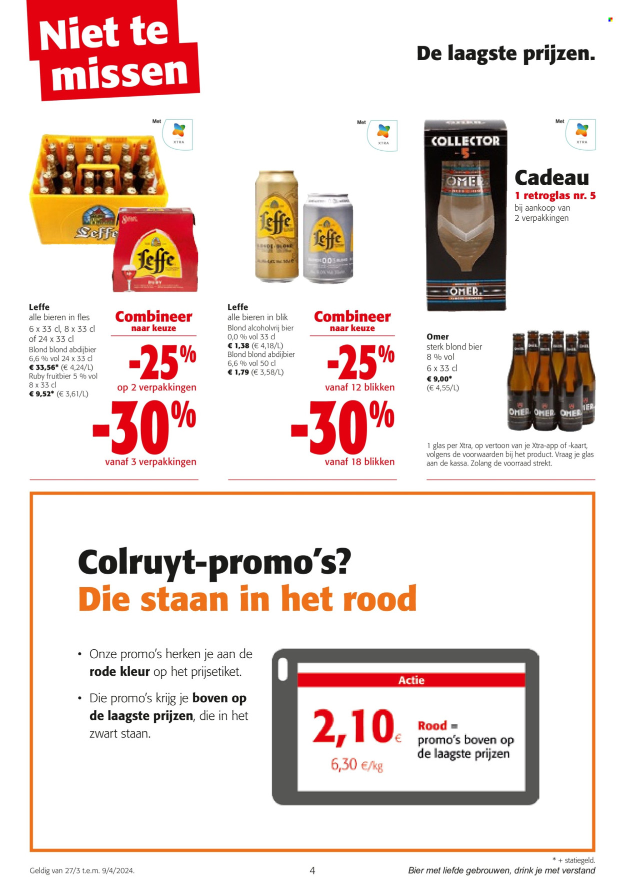 Catalogue Colruyt - 27.3.2024 - 9.4.2024. Page 4.