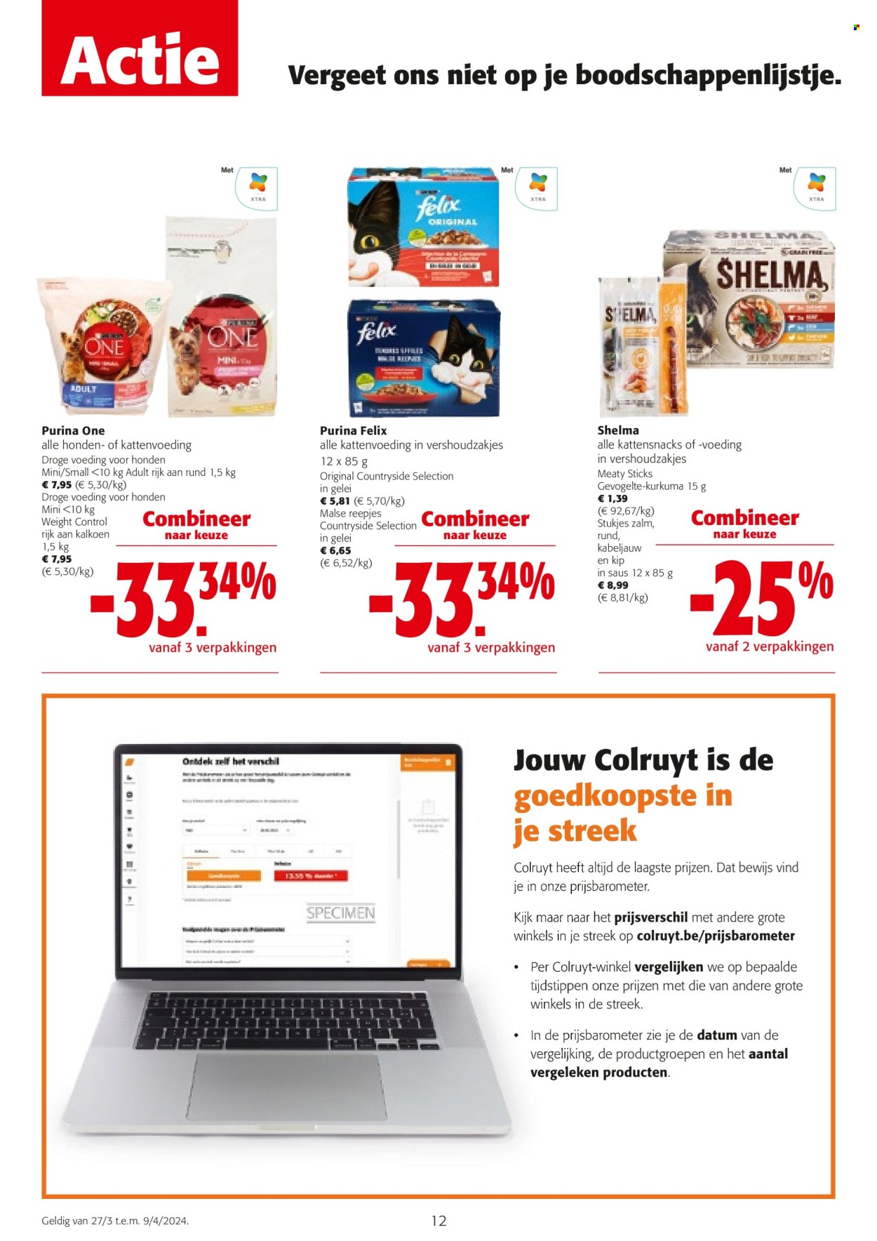 Catalogue Colruyt - 27.3.2024 - 9.4.2024. Page 12.