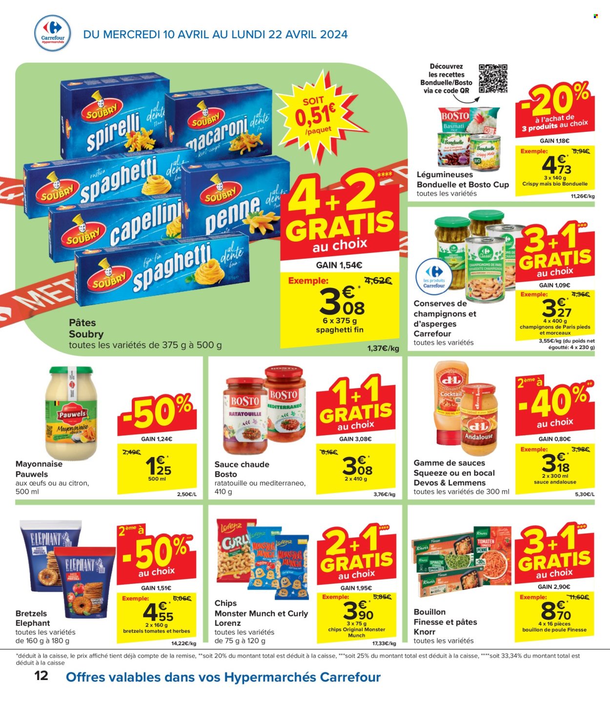 Catalogue Carrefour hypermarkt - 10.4.2024 - 22.4.2024. Page 12.