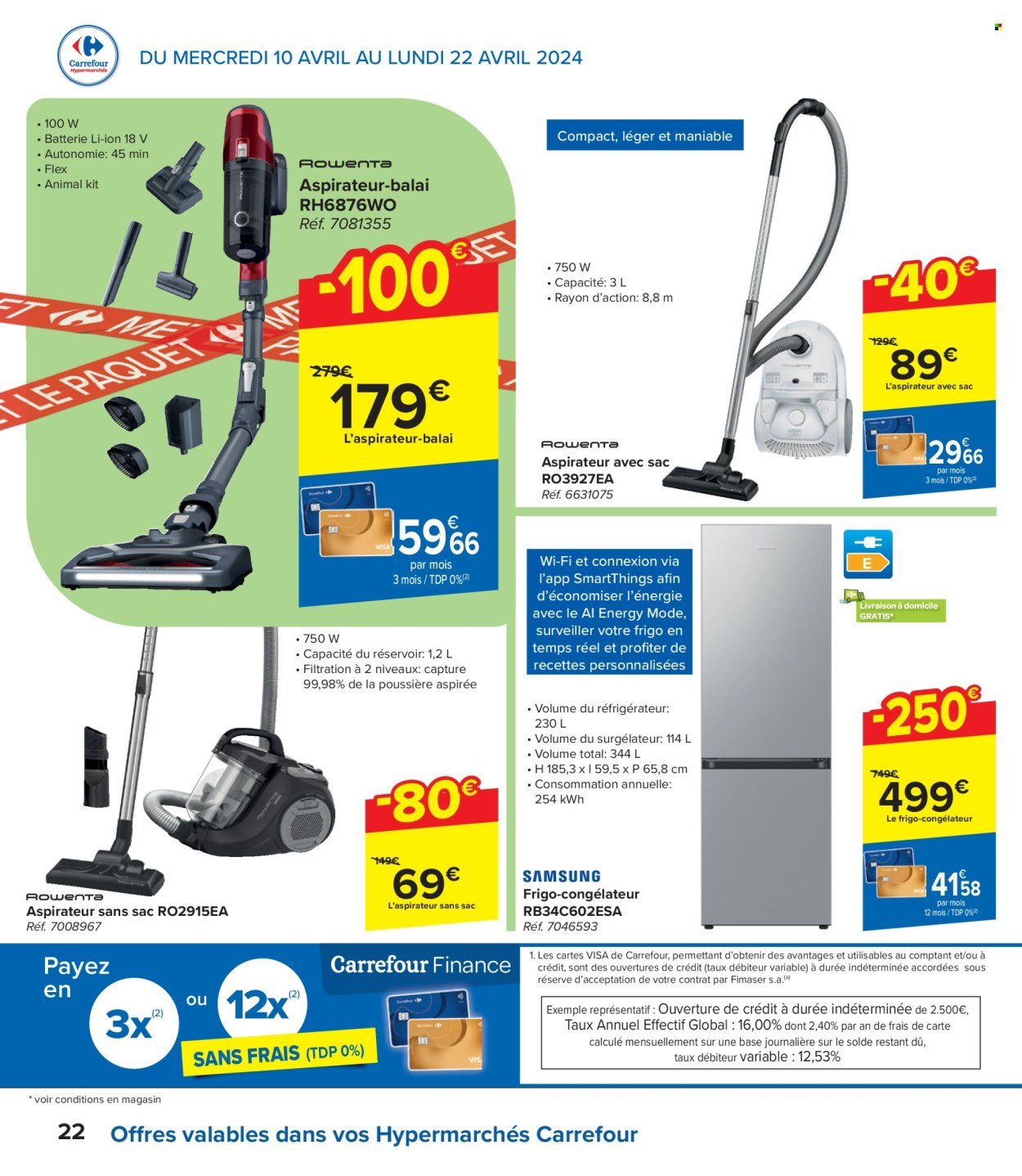 Catalogue Carrefour hypermarkt - 10.4.2024 - 22.4.2024. Page 22.