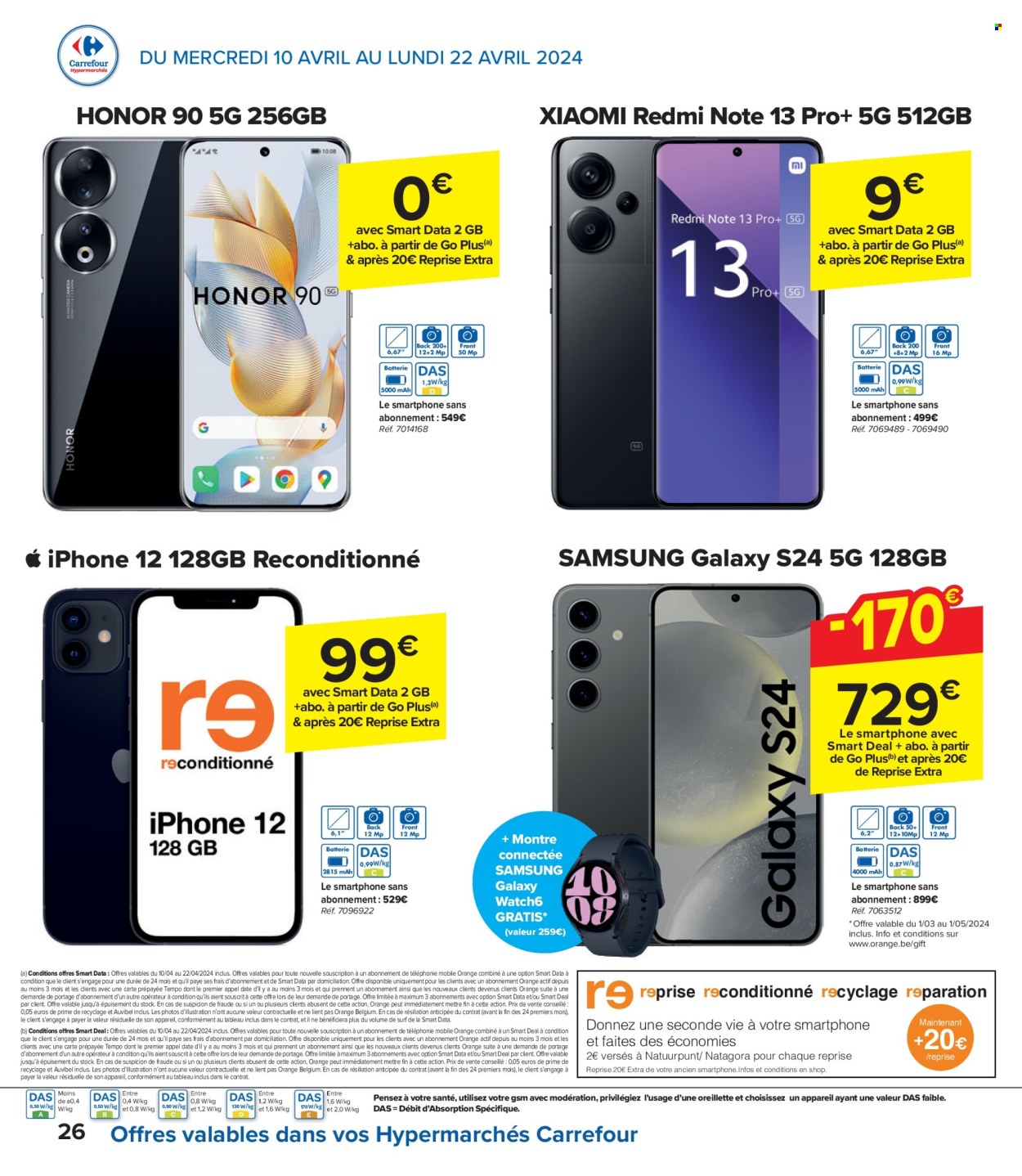 Catalogue Carrefour hypermarkt - 10.4.2024 - 22.4.2024. Page 26.