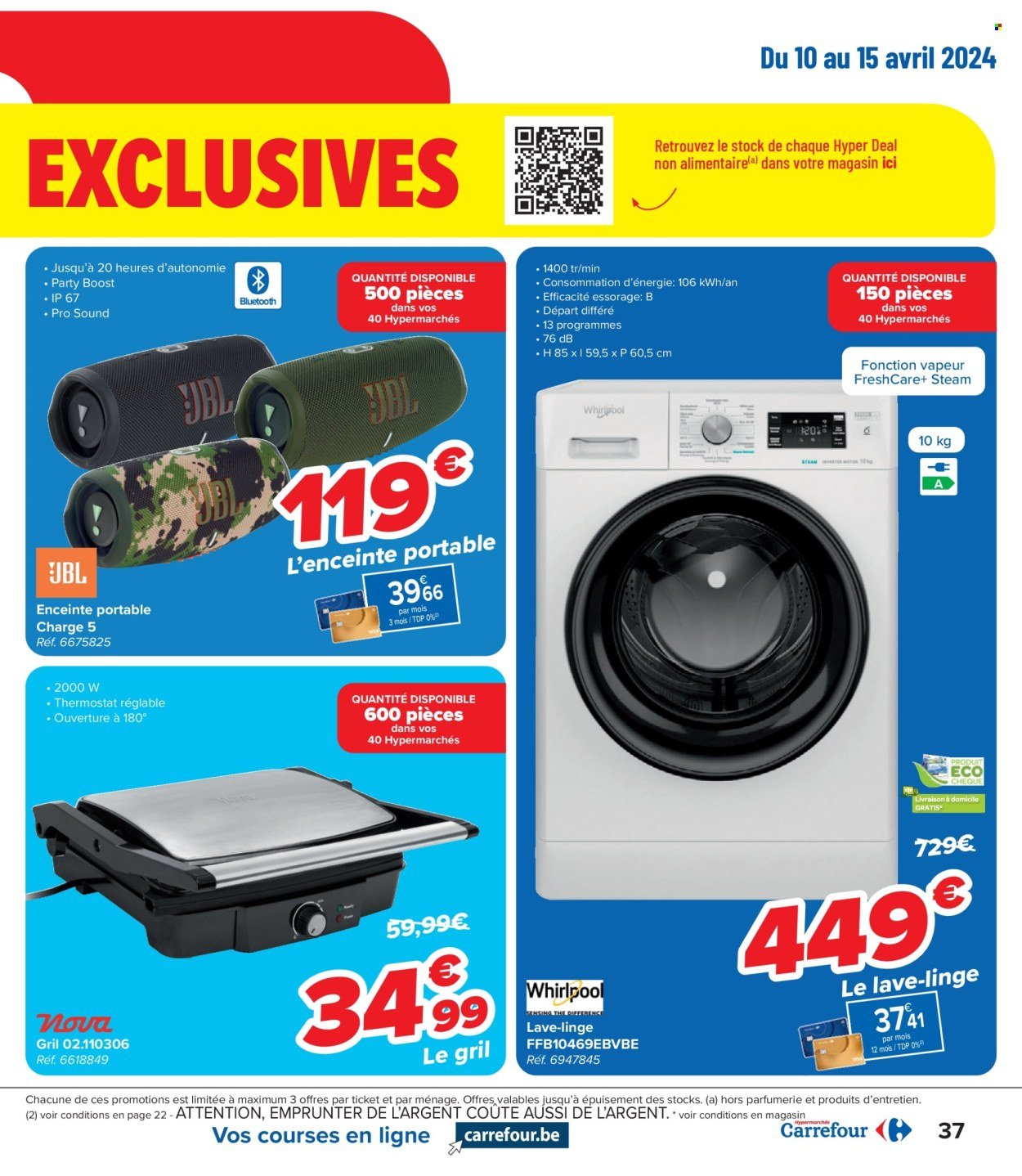 Catalogue Carrefour hypermarkt - 10.4.2024 - 22.4.2024. Page 37.