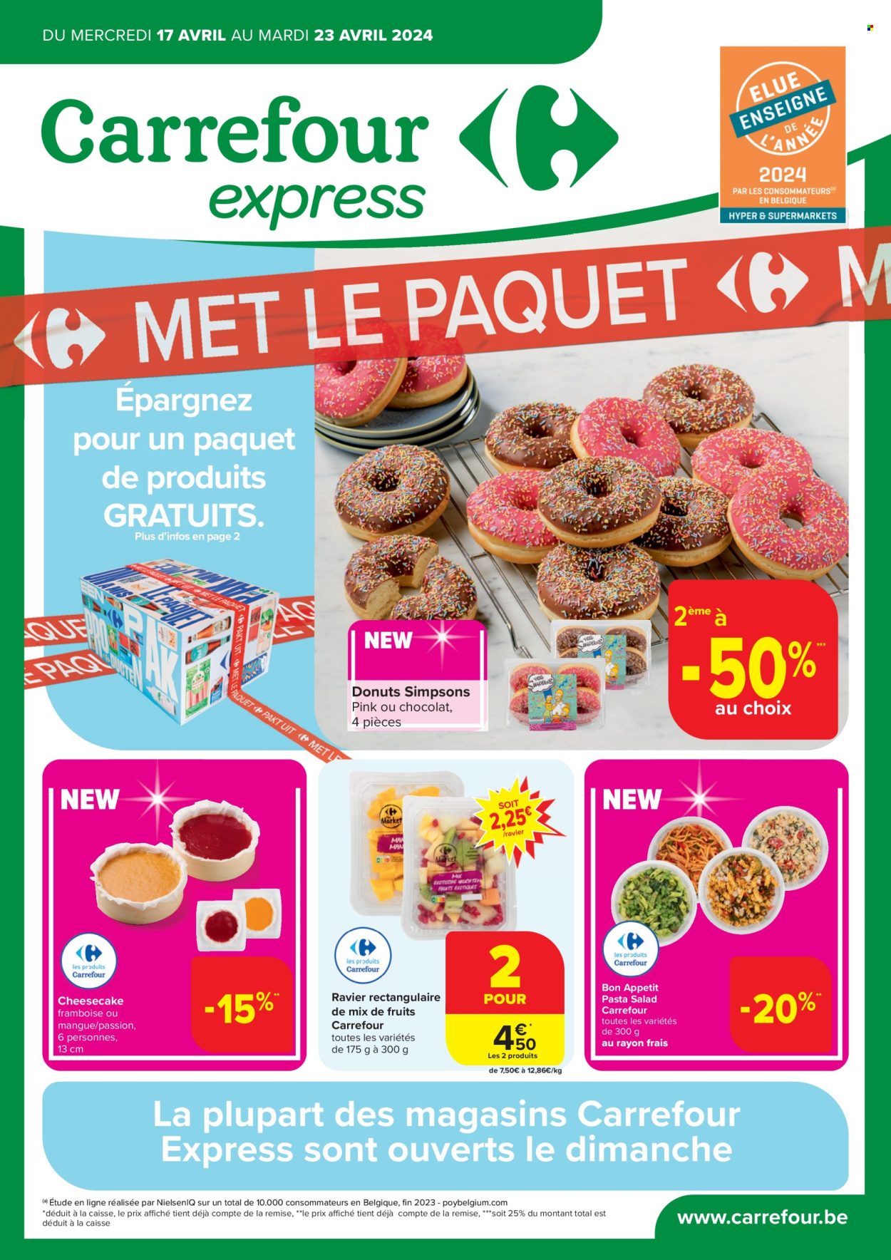 Catalogue Carrefour express - 17.4.2024 - 23.4.2024. Page 1.