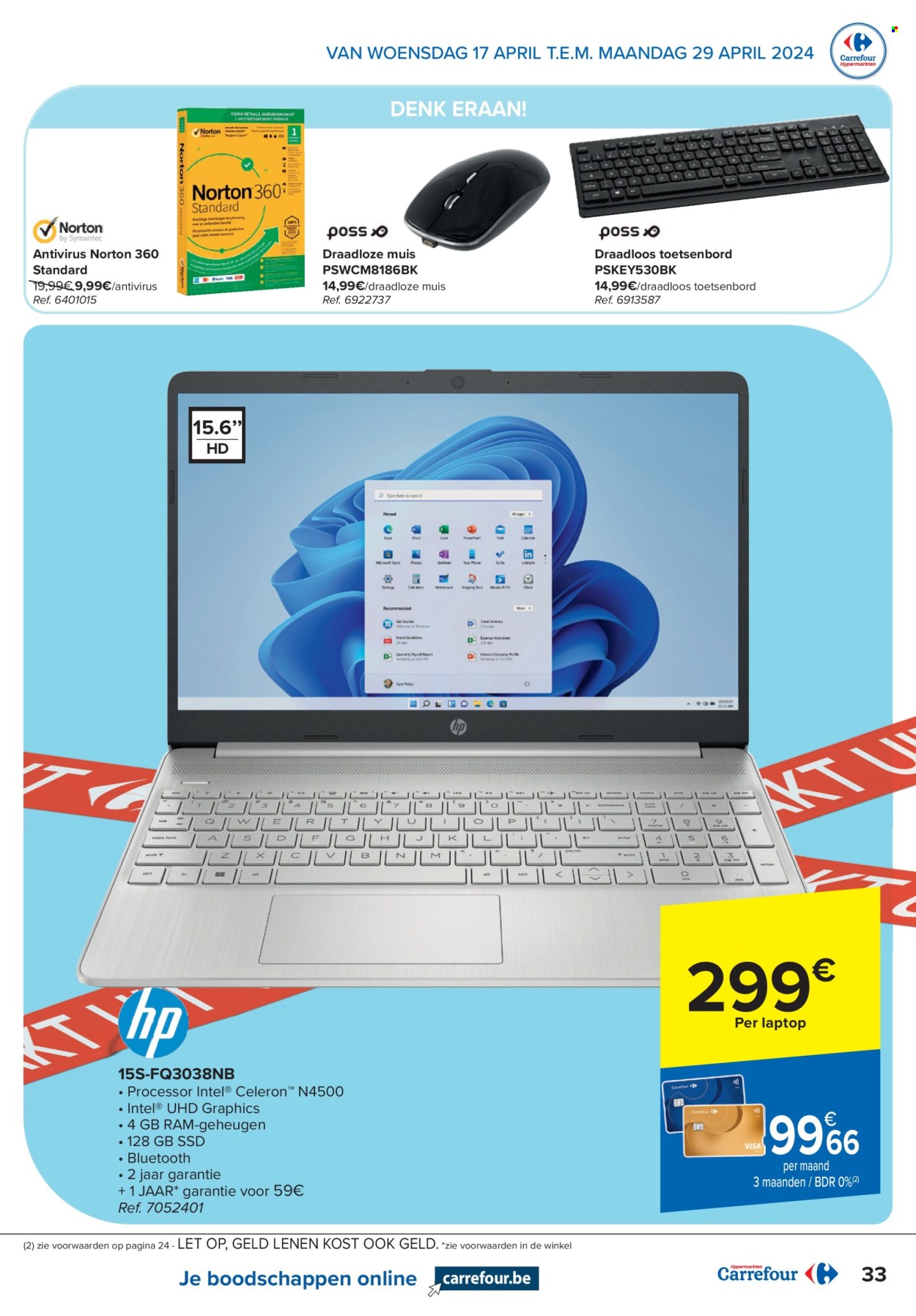 Catalogue Carrefour hypermarkt - 17.4.2024 - 29.4.2024. Page 33.