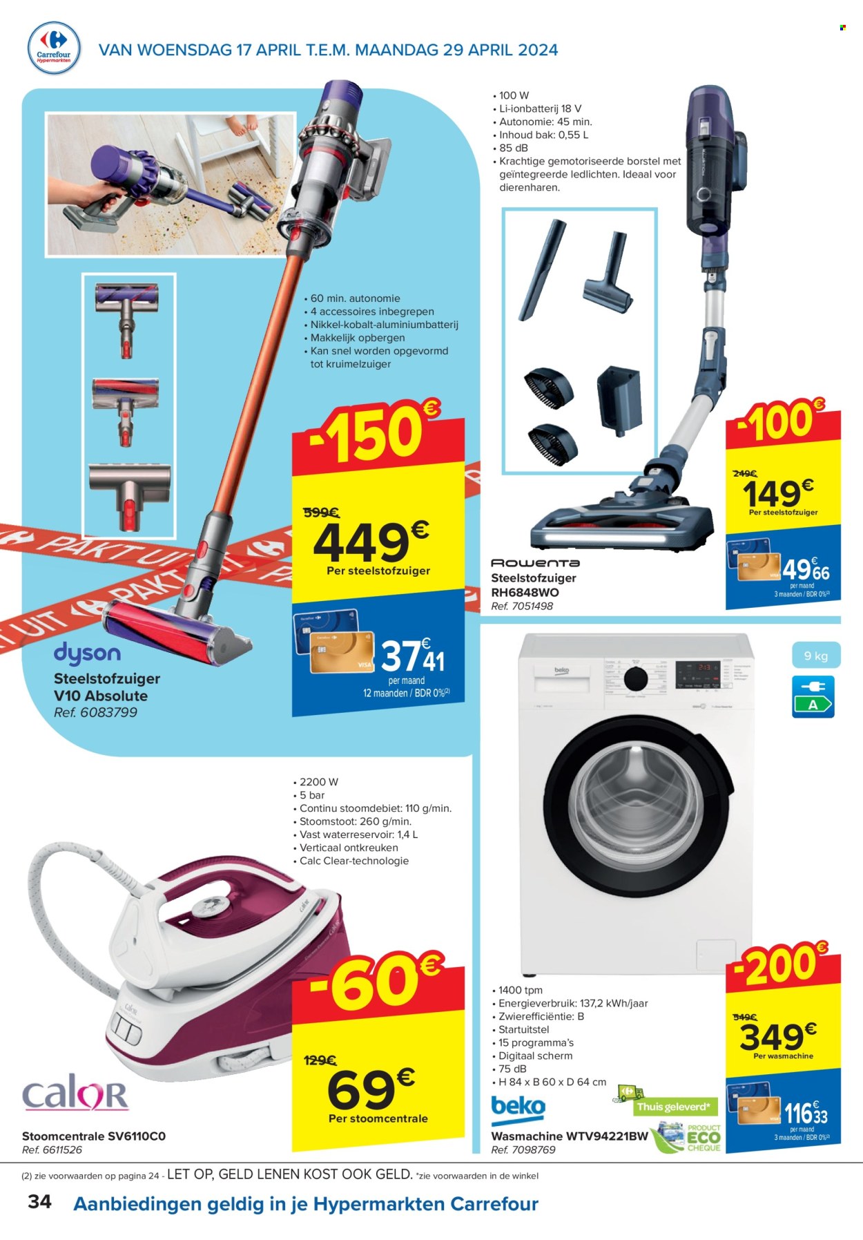 Catalogue Carrefour hypermarkt - 17.4.2024 - 29.4.2024. Page 34.