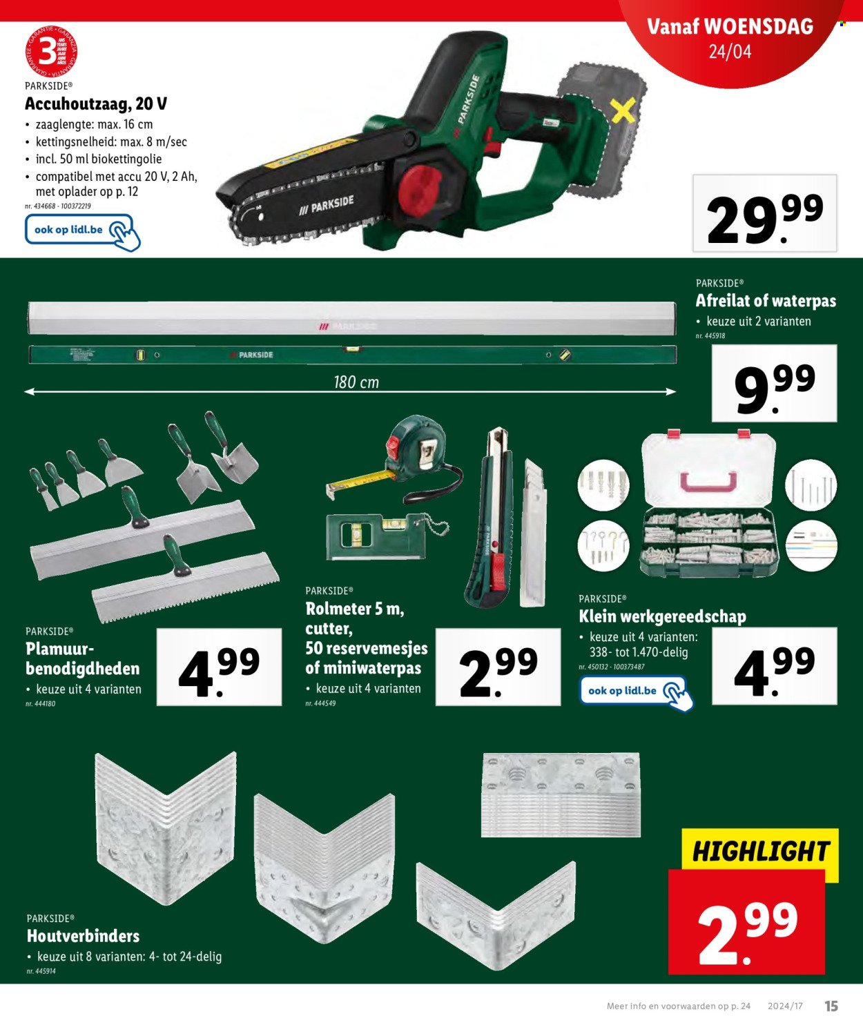 Catalogue Lidl - 24.4.2024 - 30.4.2024. Page 21.