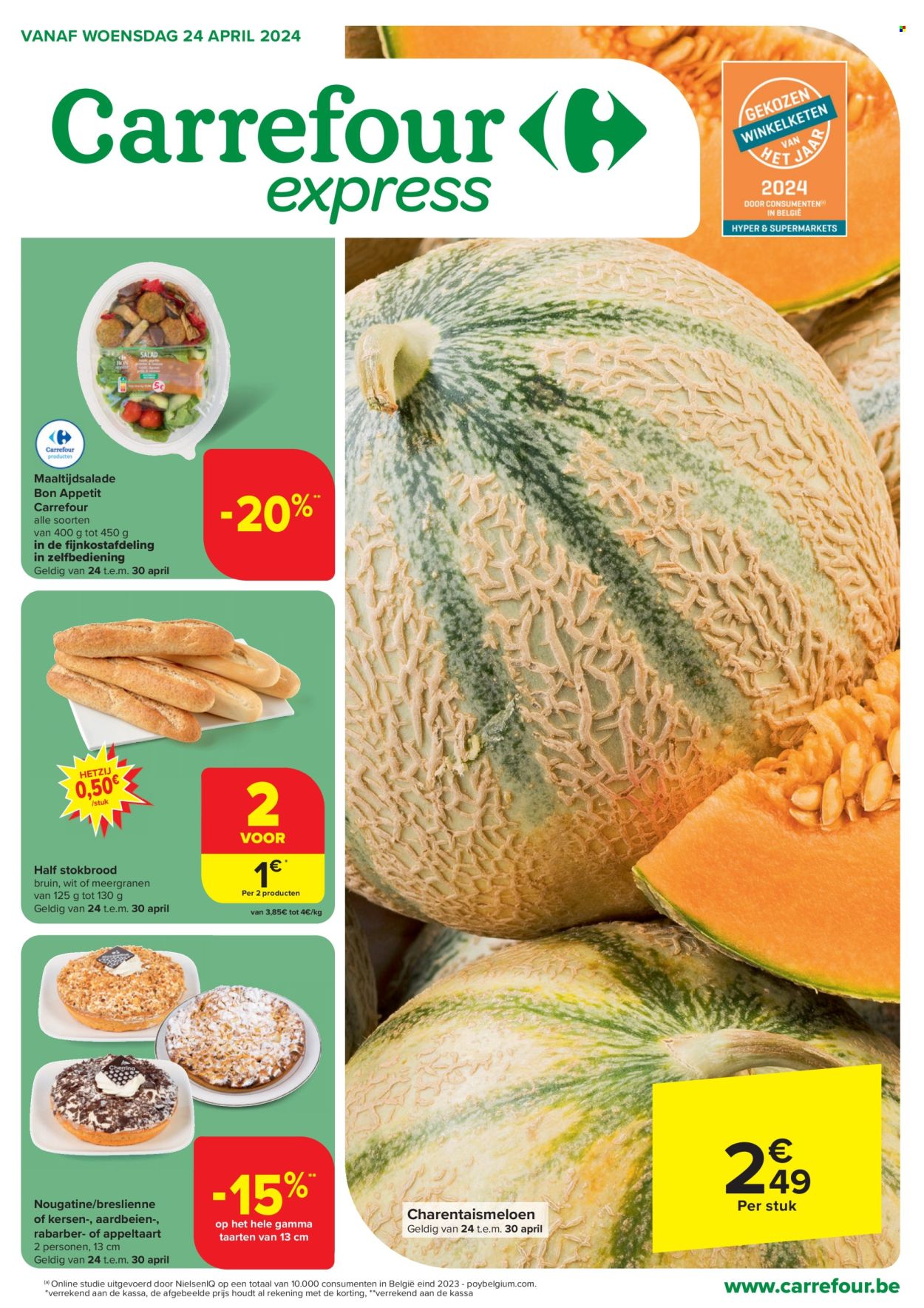 Catalogue Carrefour express - 24.4.2024 - 30.4.2024. Page 1.