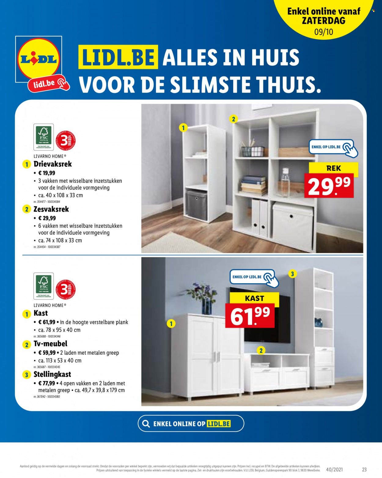 Catalogue Lidl - 4.10.2021 - 9.10.2021. Page 23.