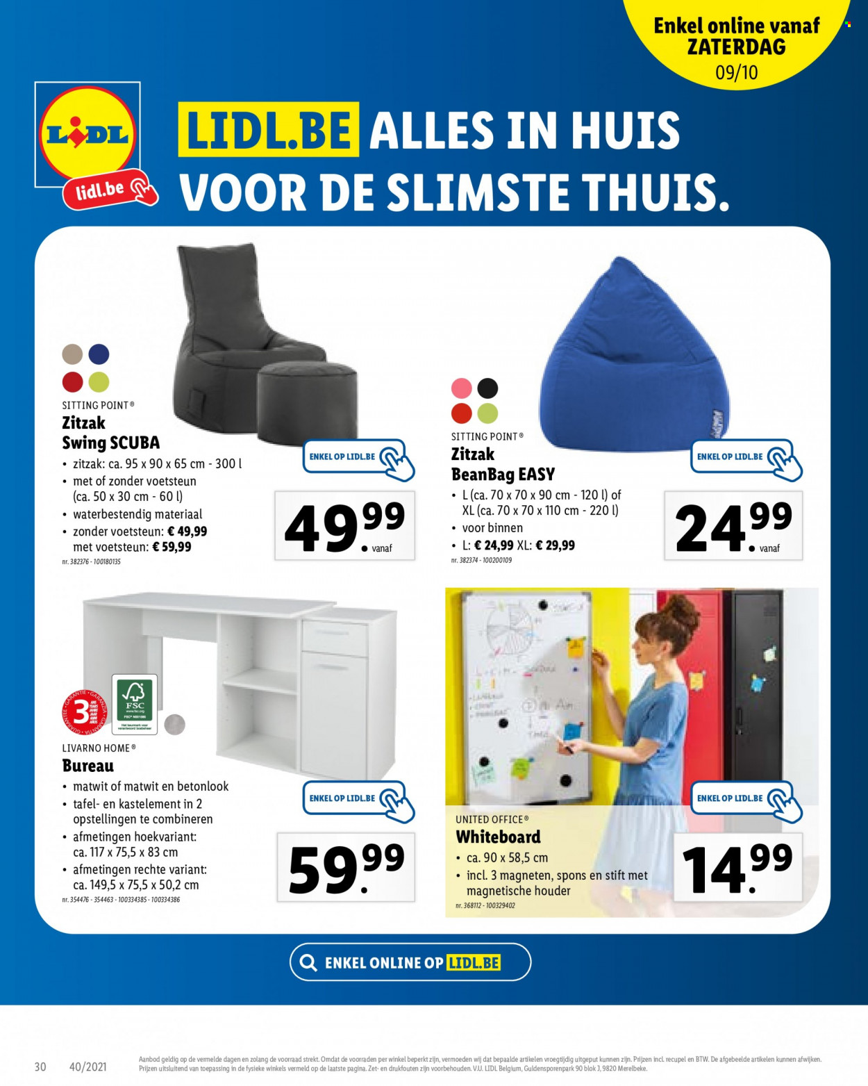 Catalogue Lidl - 4.10.2021 - 9.10.2021. Page 30.