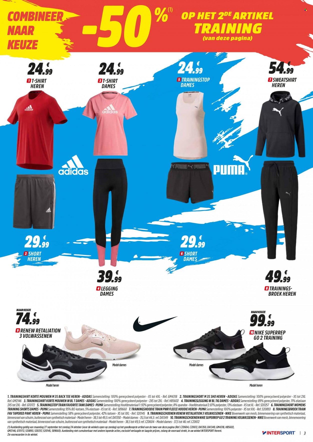 Catalogue Intersport - 27.9.2021 - 24.10.2021. Page 3.