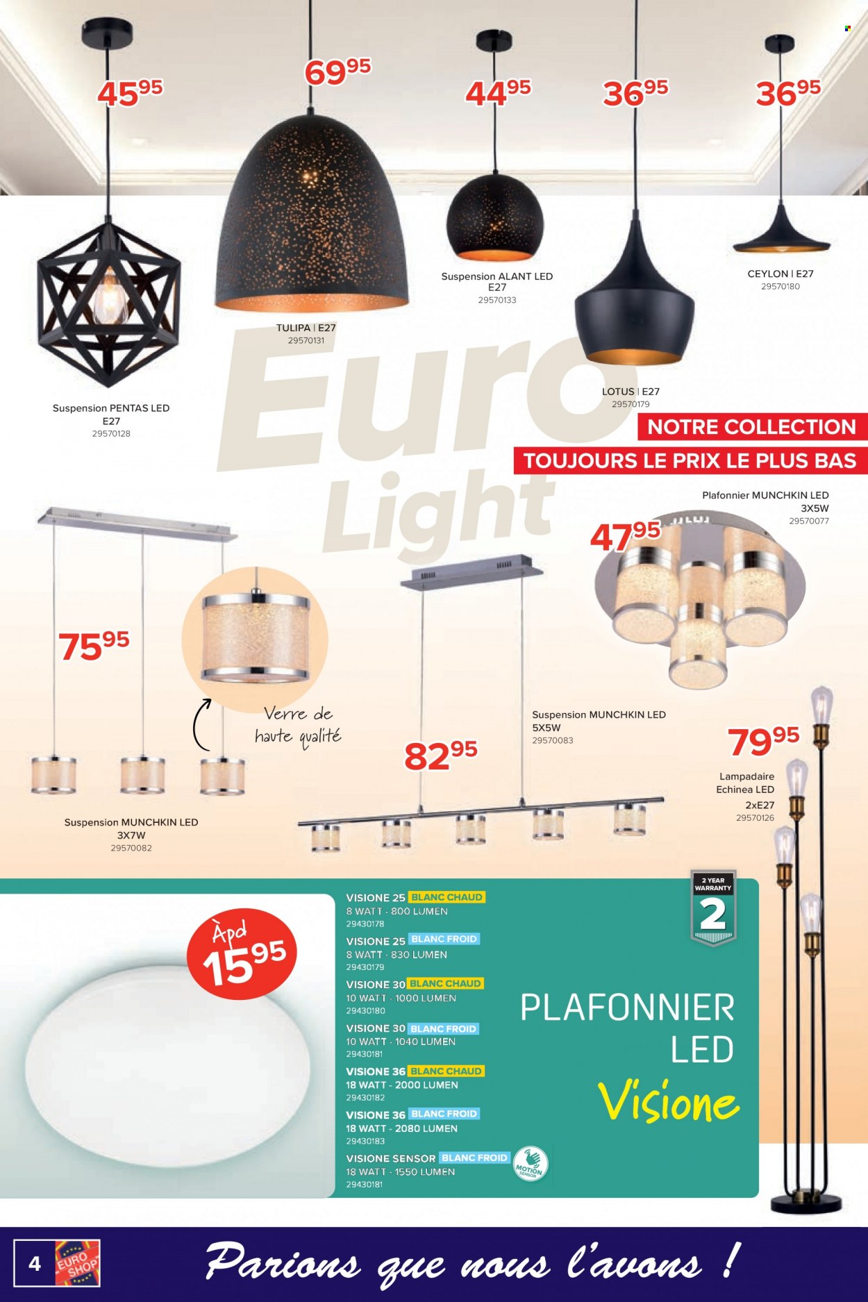 Catalogue Euro Shop - 30.9.2021 - 24.10.2021. Page 4.