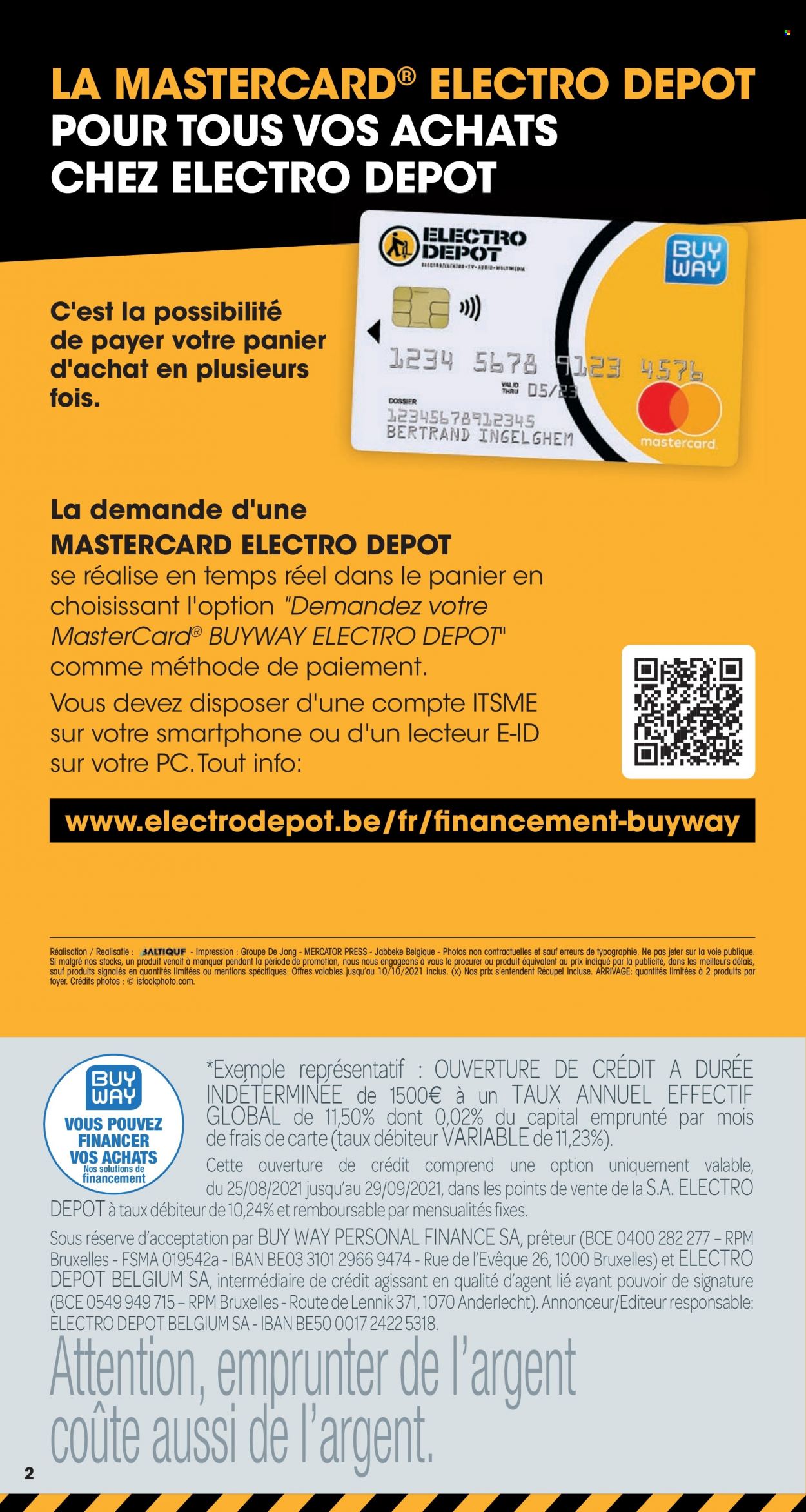 Catalogue Electro Depot - 30.9.2021 - 10.10.2021. Page 2.
