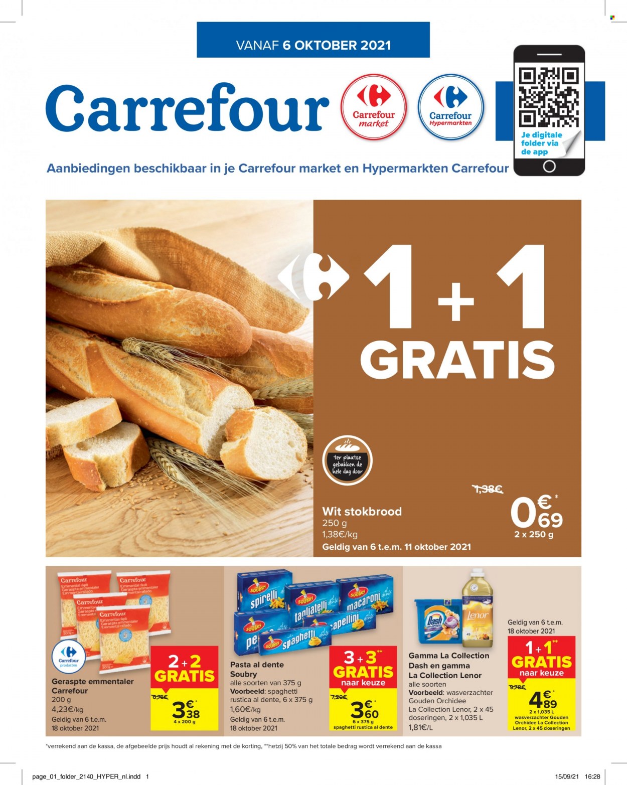 Catalogue Carrefour - 6.10.2021 - 18.10.2021. Page 1.