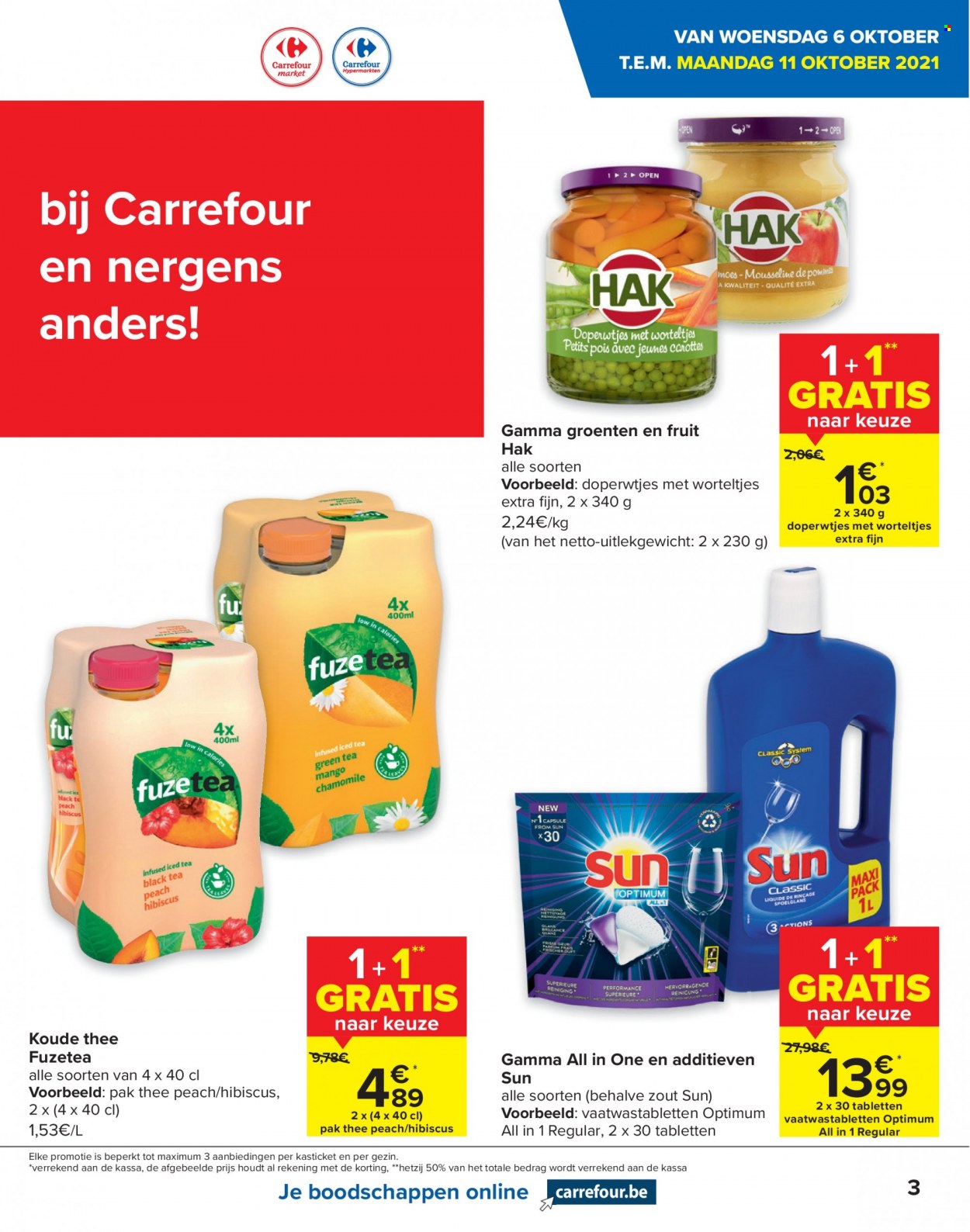 Catalogue Carrefour - 6.10.2021 - 18.10.2021. Page 3.