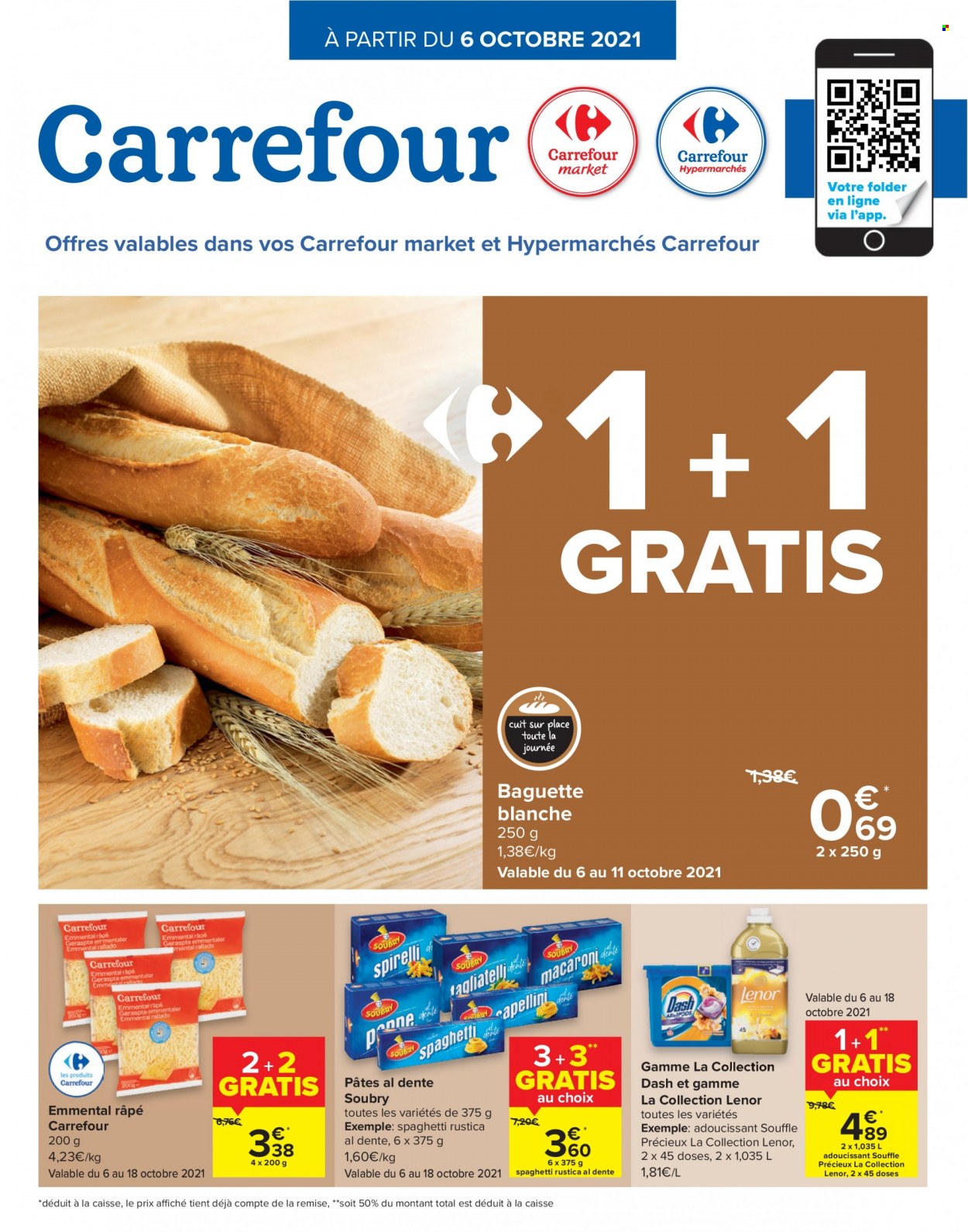 Catalogue Carrefour - 6.10.2021 - 18.10.2021. Page 1.