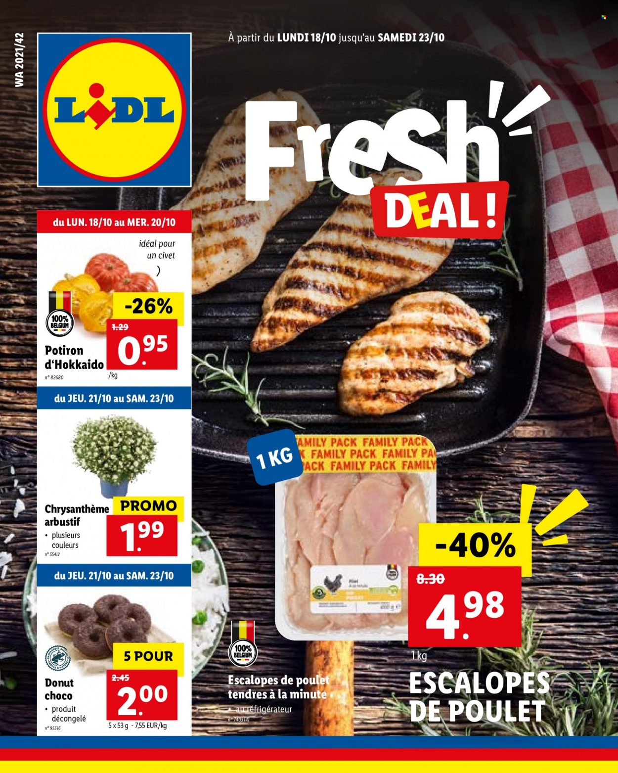 Catalogue Lidl - 18.10.2021 - 23.10.2021. Page 1.