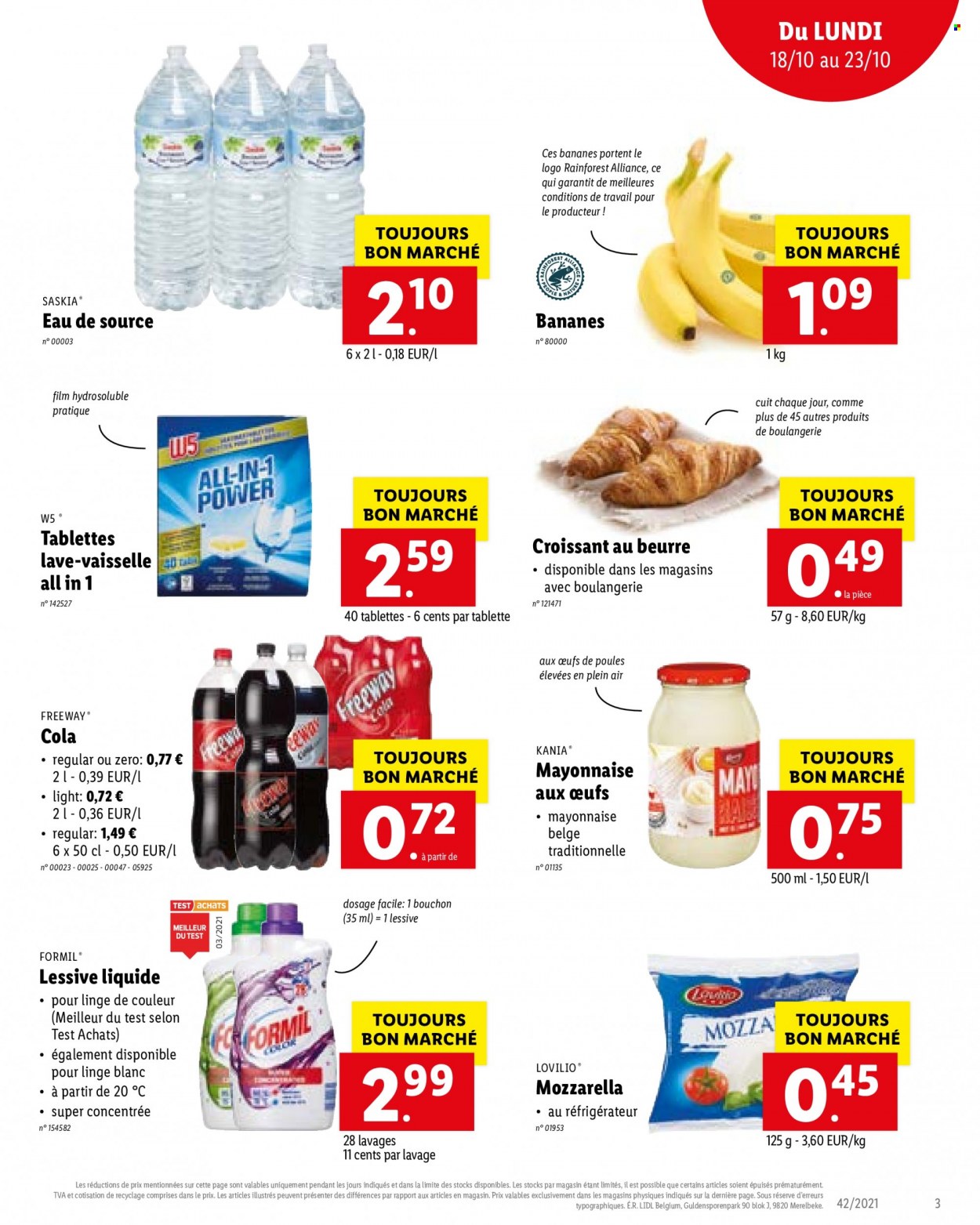 Catalogue Lidl - 18.10.2021 - 23.10.2021. Page 3.