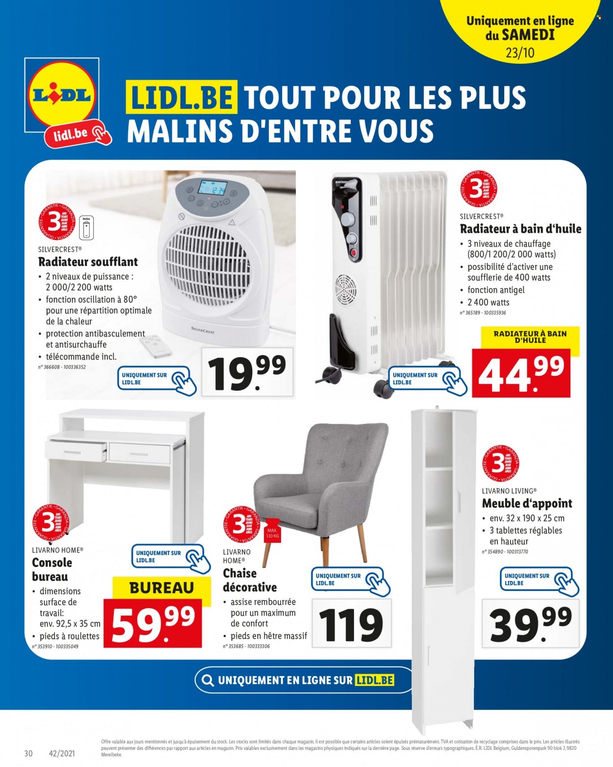 Catalogue Lidl - 18.10.2021 - 23.10.2021. Page 30.