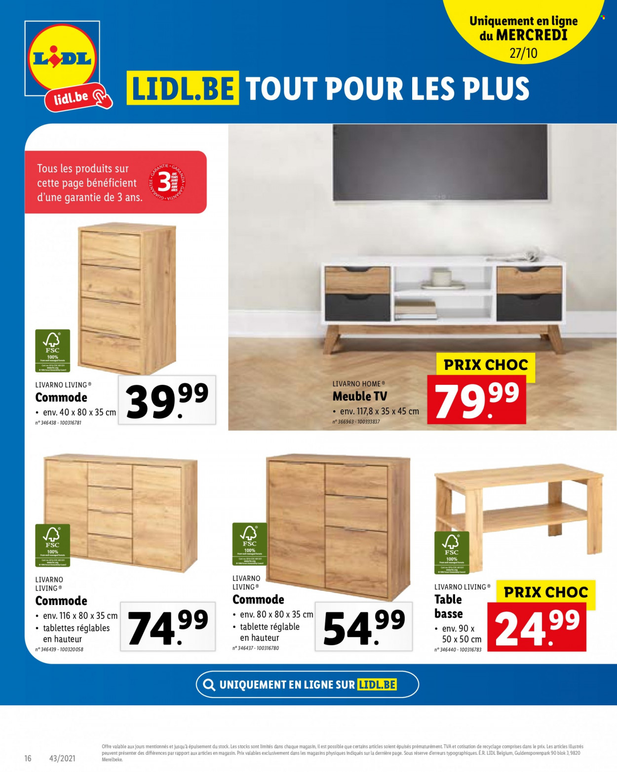 Catalogue Lidl - 25.10.2021 - 30.10.2021. Page 16.