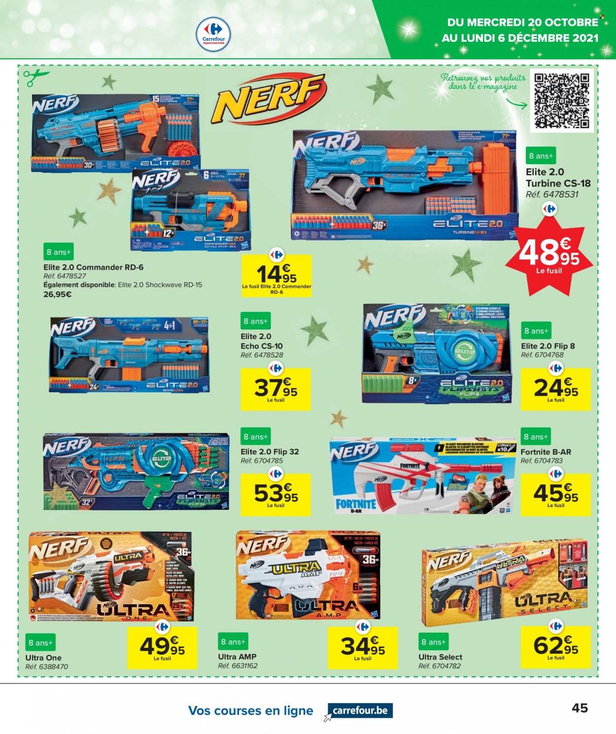 Catalogue Carrefour hypermarkt - 20.10.2021 - 6.12.2021. Page 45.