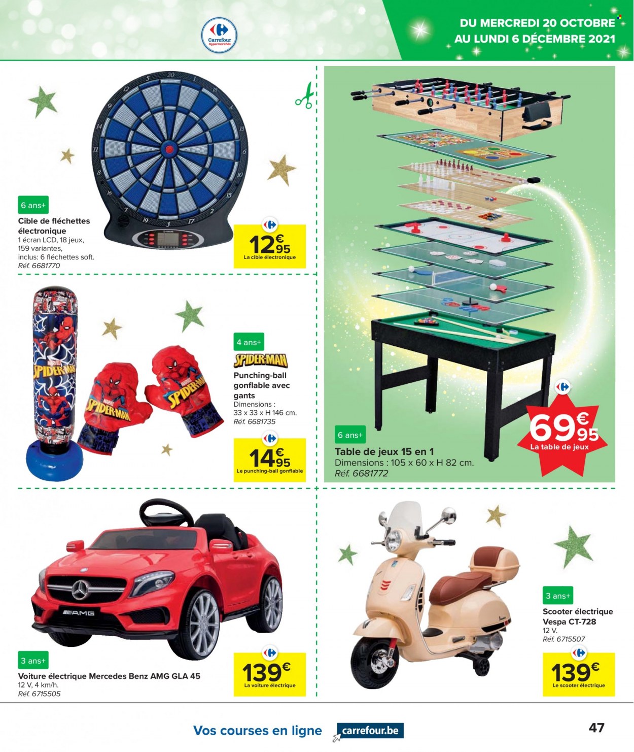 Catalogue Carrefour hypermarkt - 20.10.2021 - 6.12.2021. Page 47.