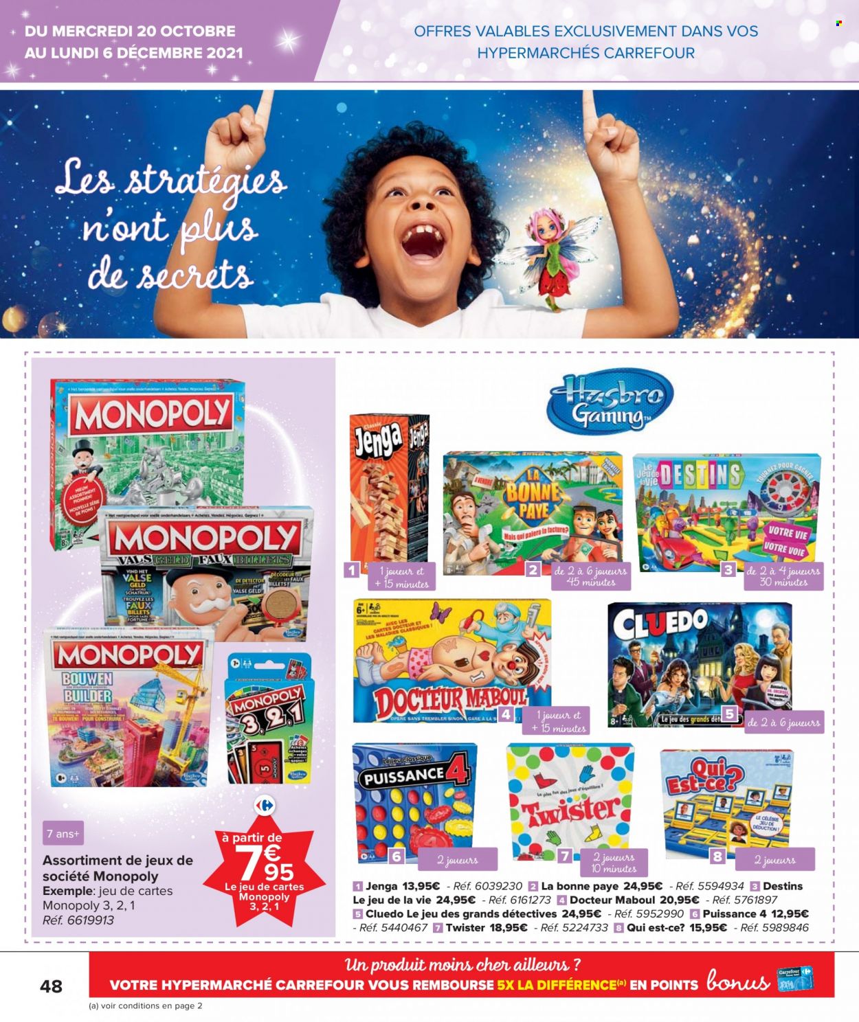 Catalogue Carrefour hypermarkt - 20.10.2021 - 6.12.2021. Page 48.