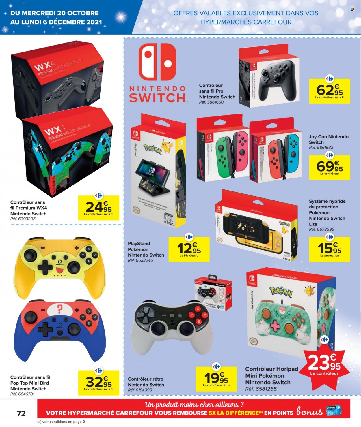 Catalogue Carrefour hypermarkt - 20.10.2021 - 6.12.2021. Page 72.