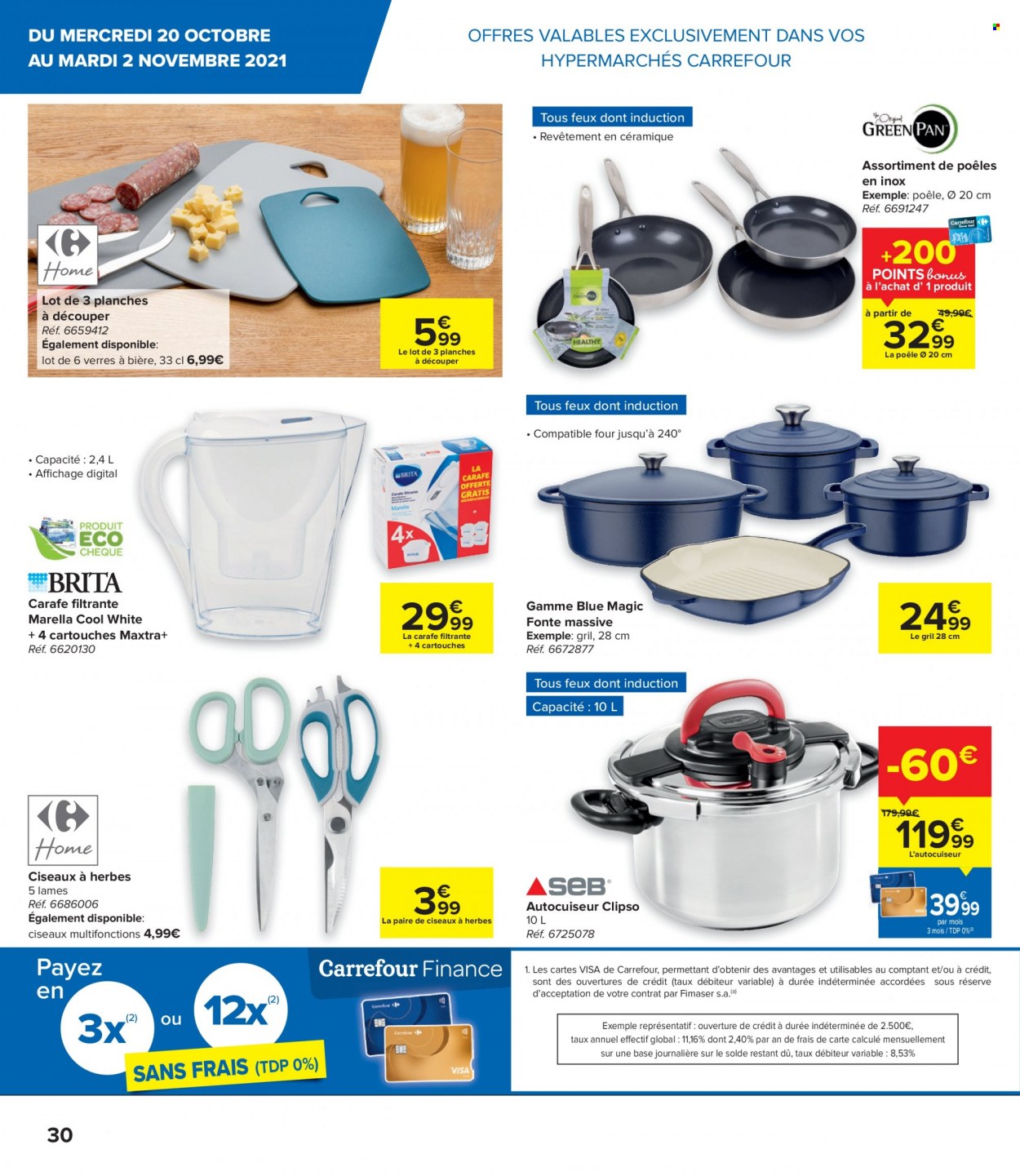 Catalogue Carrefour hypermarkt - 20.10.2021 - 2.11.2021. Page 6.