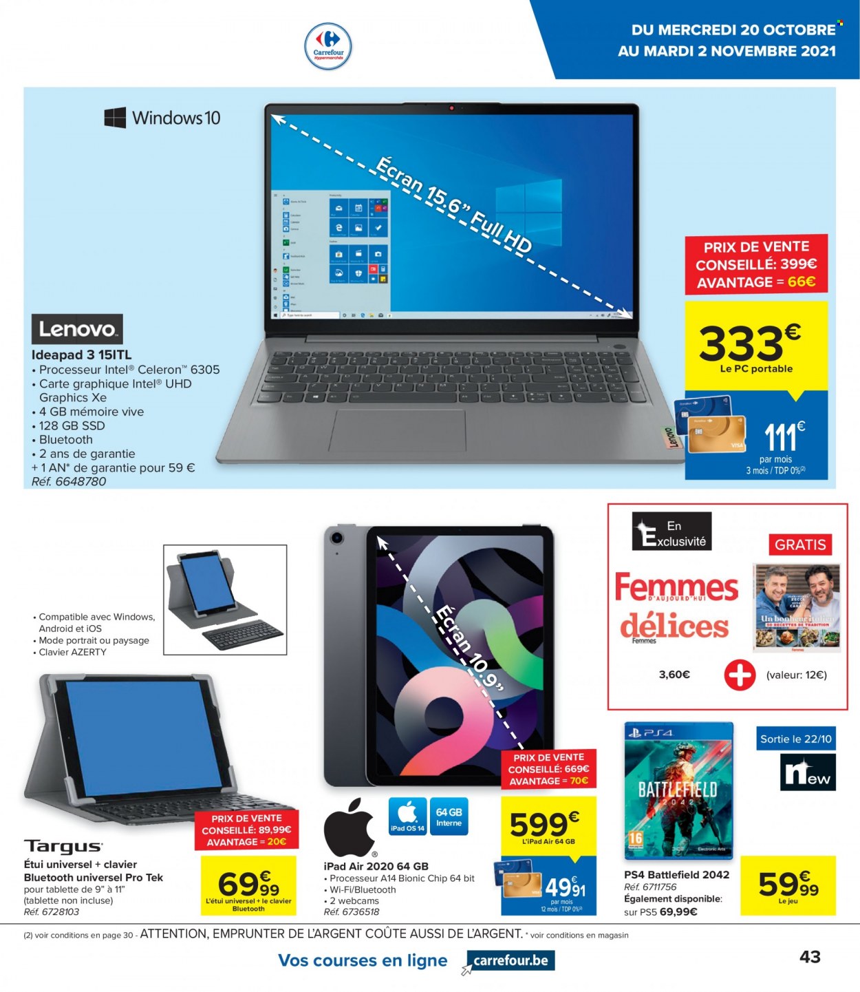 Catalogue Carrefour hypermarkt - 20.10.2021 - 2.11.2021. Page 19.