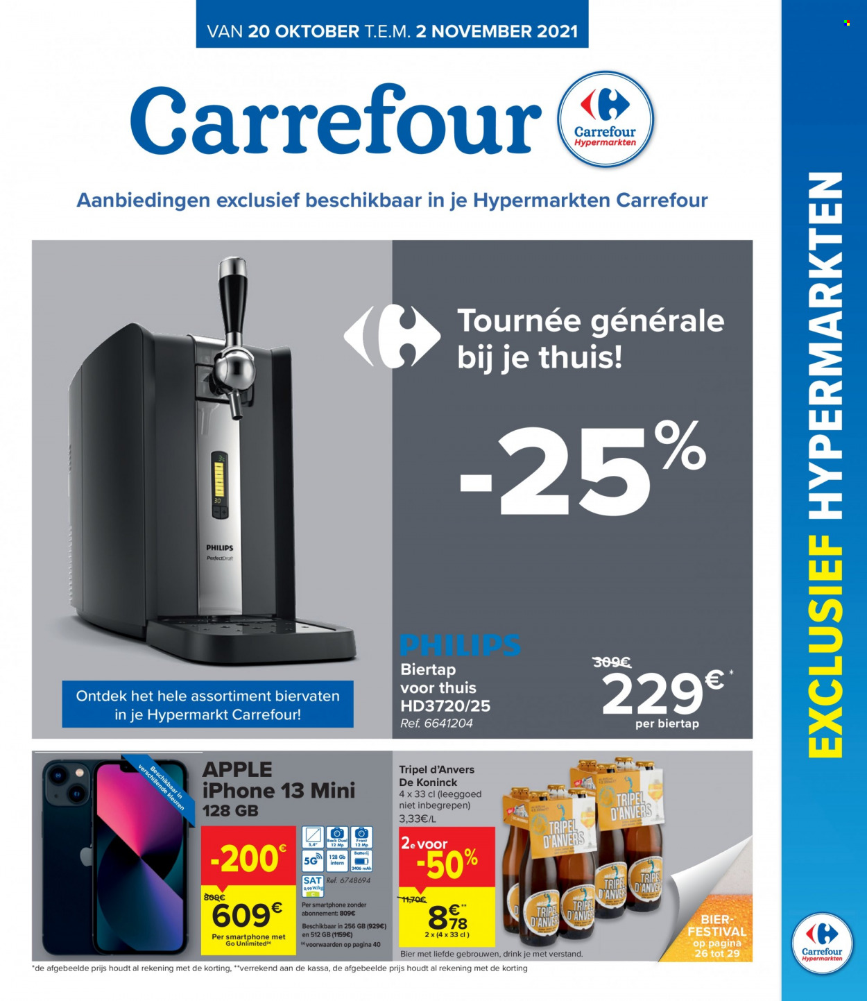 Catalogue Carrefour hypermarkt - 20.10.2021 - 2.11.2021. Page 1.