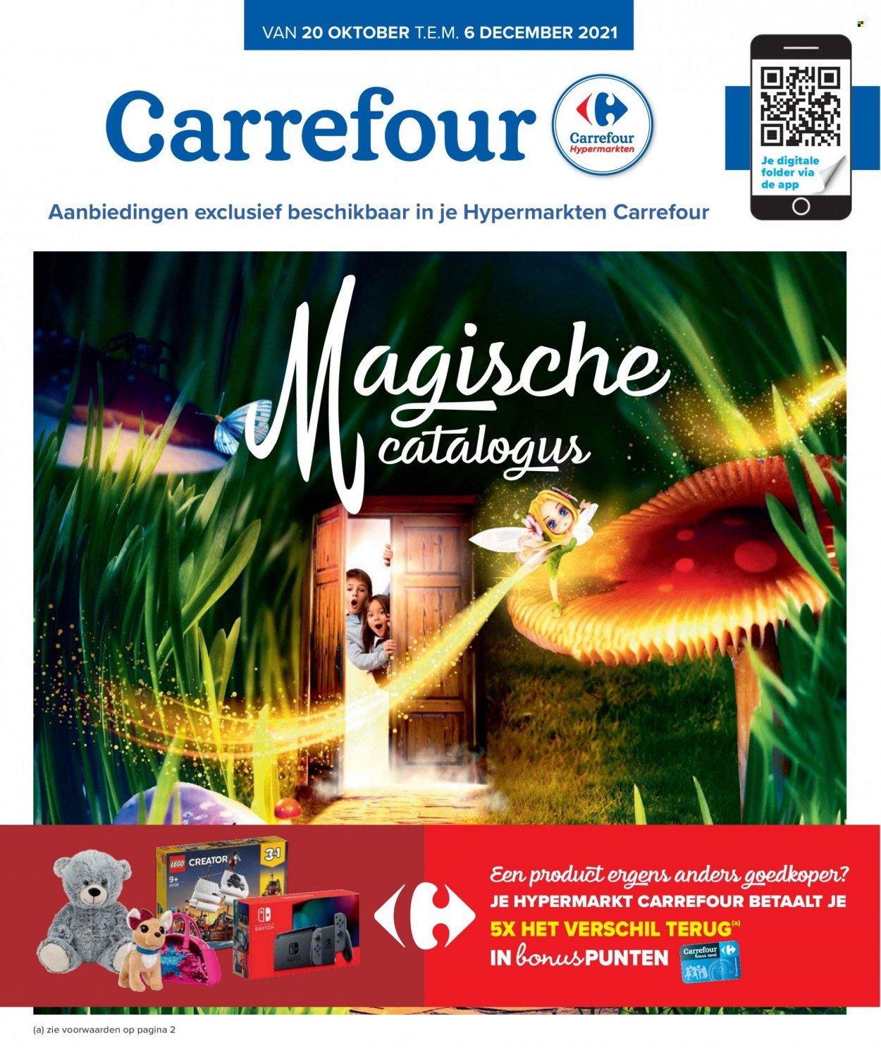 Catalogue Carrefour hypermarkt - 20.10.2021 - 6.12.2021. Page 1.