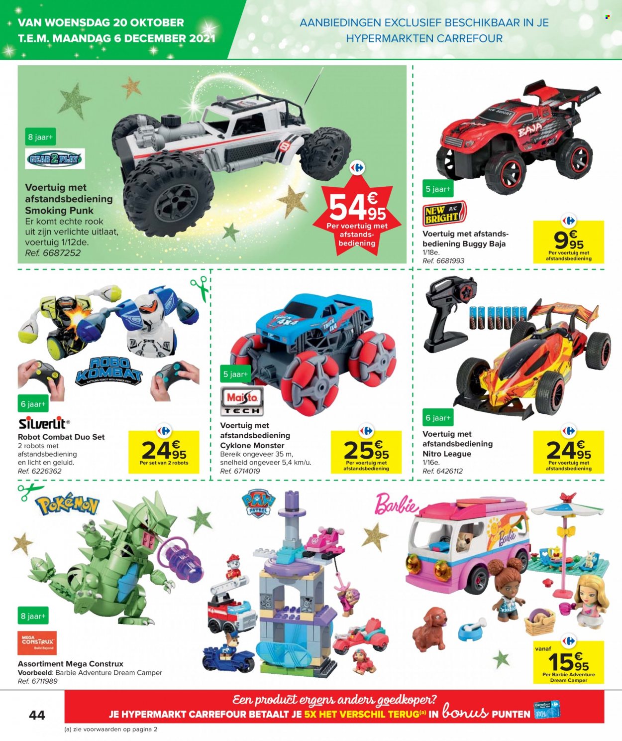 Catalogue Carrefour hypermarkt - 20.10.2021 - 6.12.2021. Page 44.