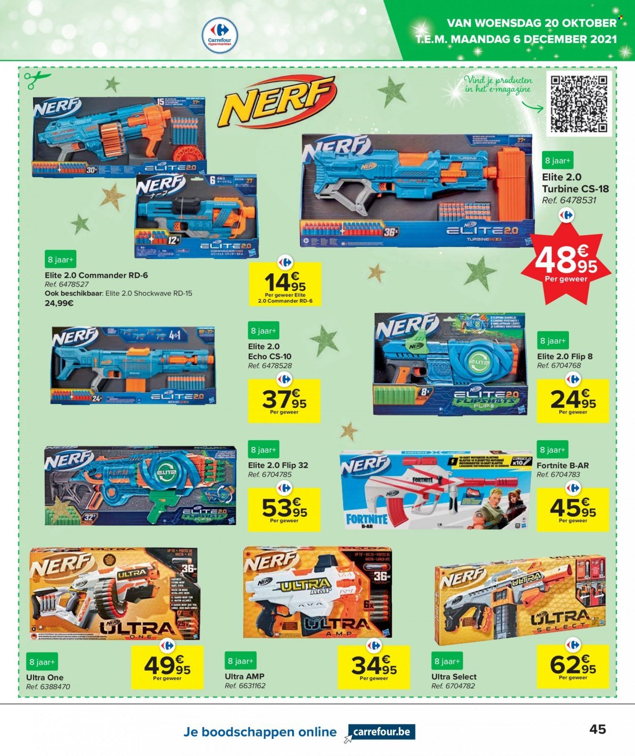 Catalogue Carrefour hypermarkt - 20.10.2021 - 6.12.2021. Page 45.