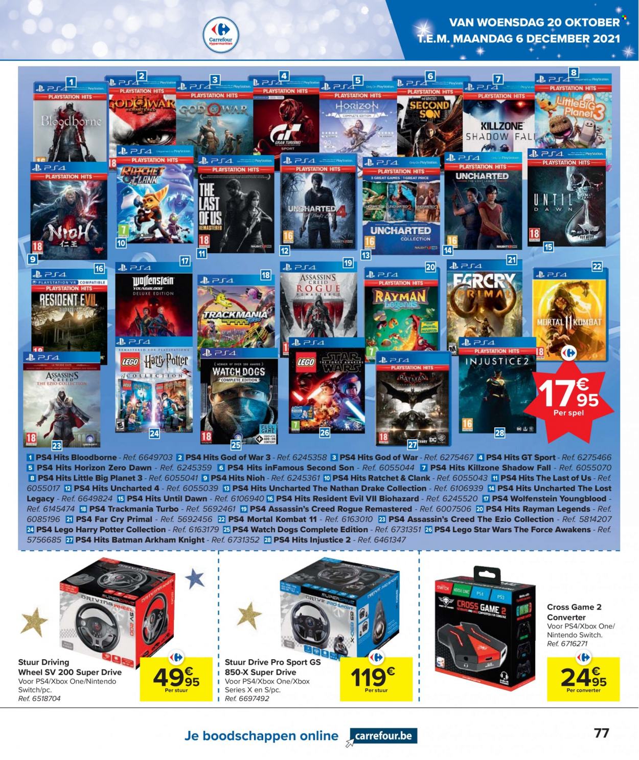 Catalogue Carrefour hypermarkt - 20.10.2021 - 6.12.2021. Page 77.