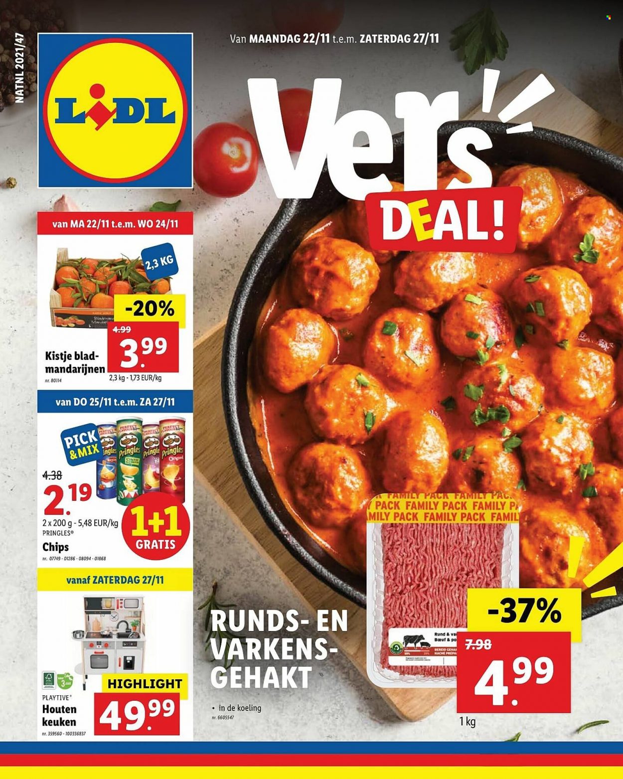 Catalogue Lidl - 22.11.2021 - 27.11.2021. Page 1.