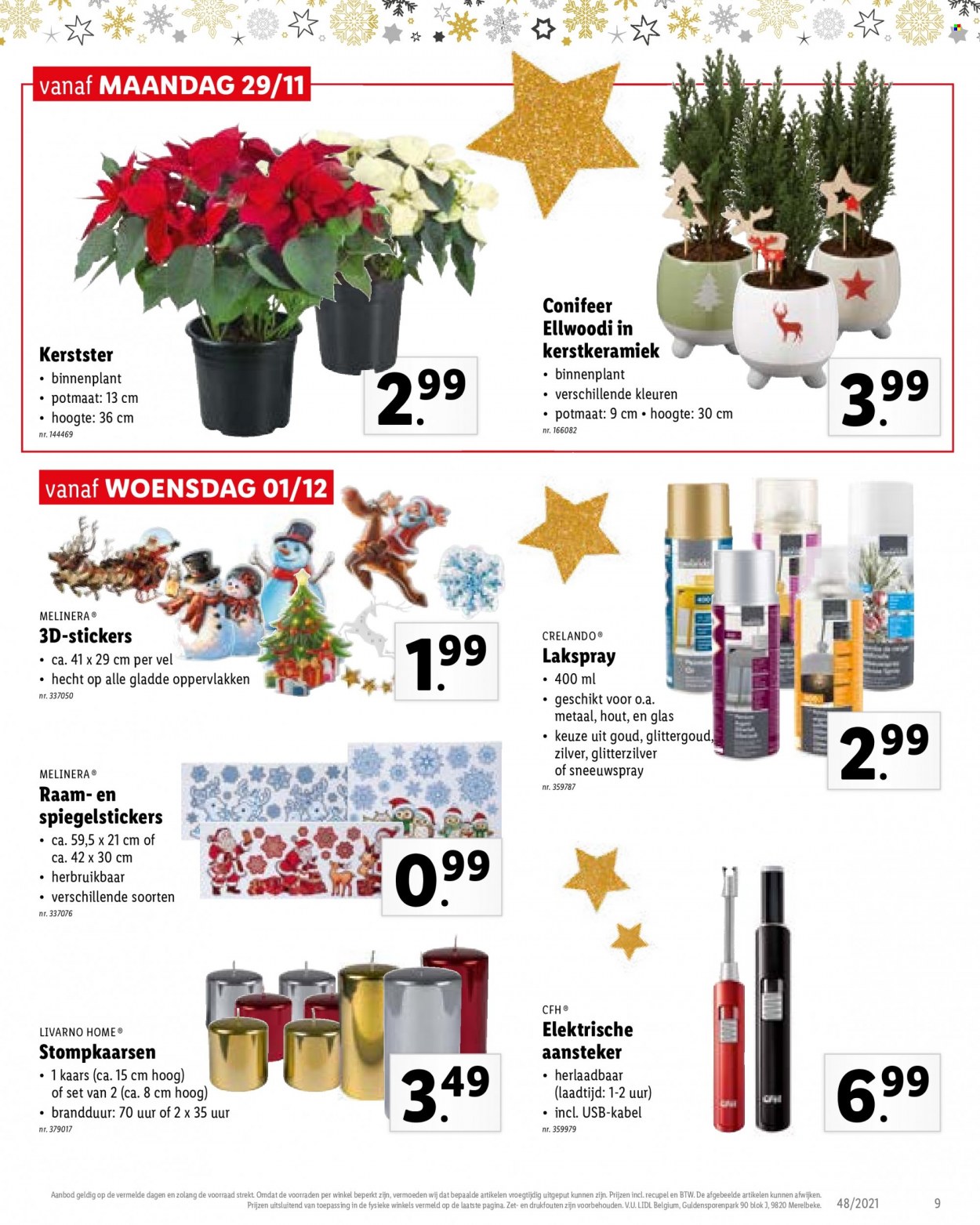 Catalogue Lidl - 29.11.2021 - 4.12.2021. Page 9.