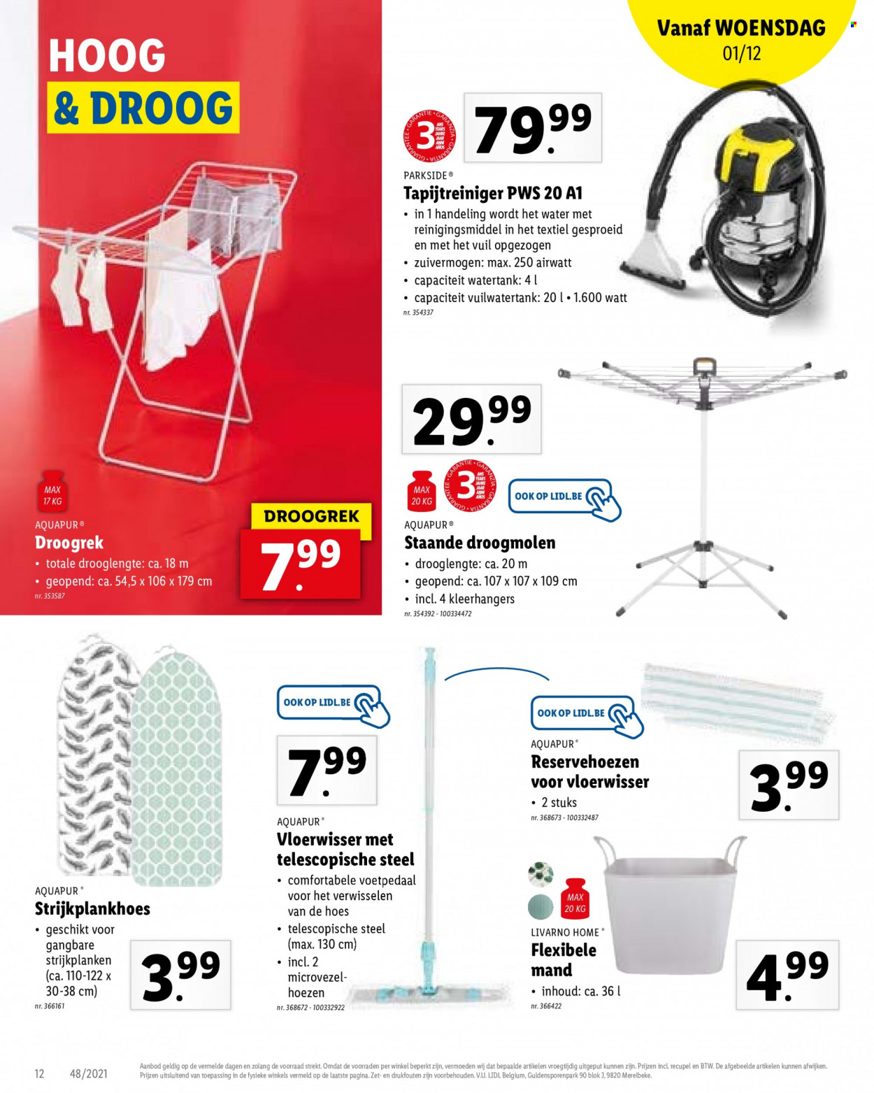 Catalogue Lidl - 29.11.2021 - 4.12.2021. Page 12.